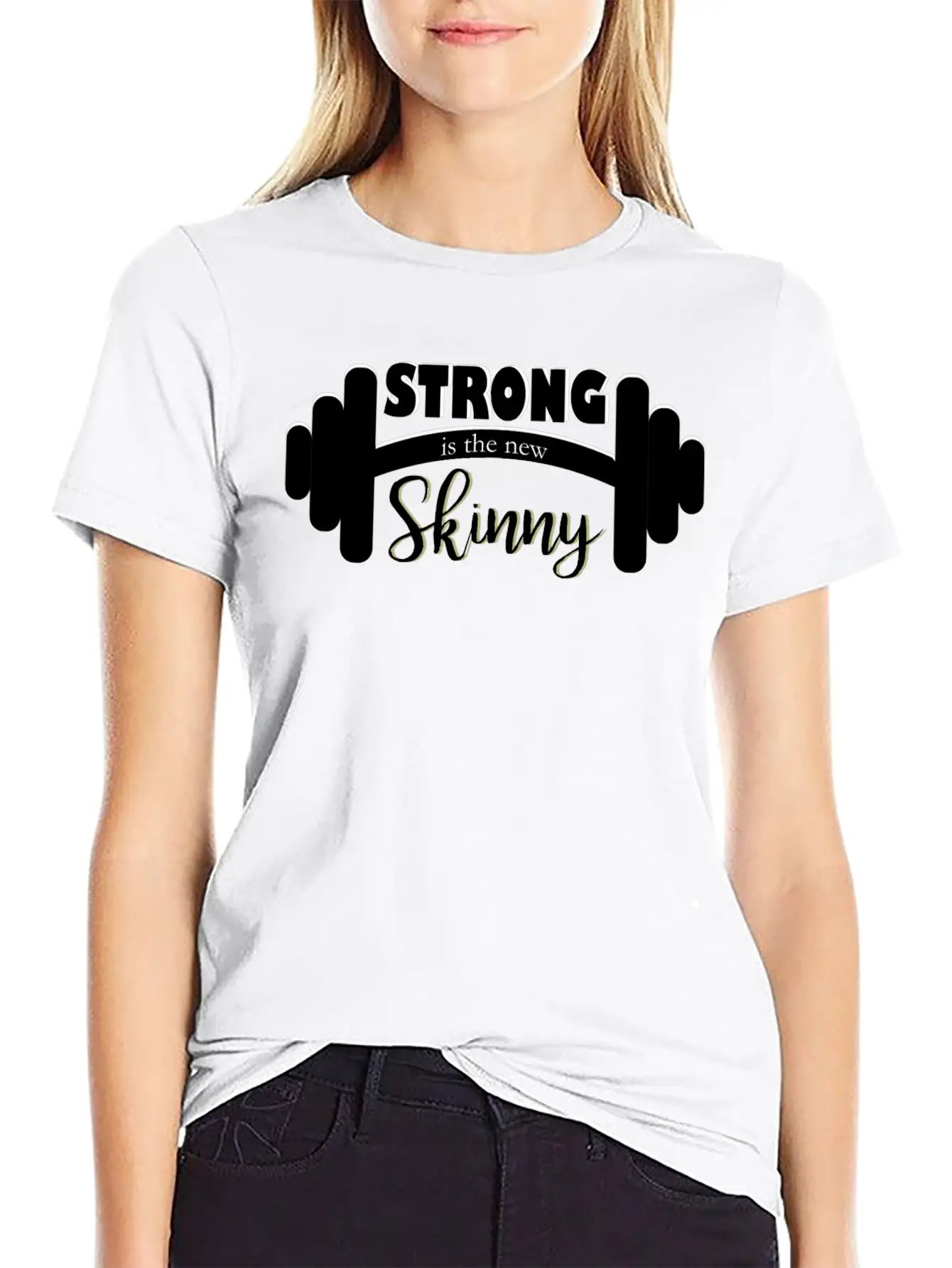 Strong Is Skinny Classic Cotton Tee – Unisex Comfort For Any Season