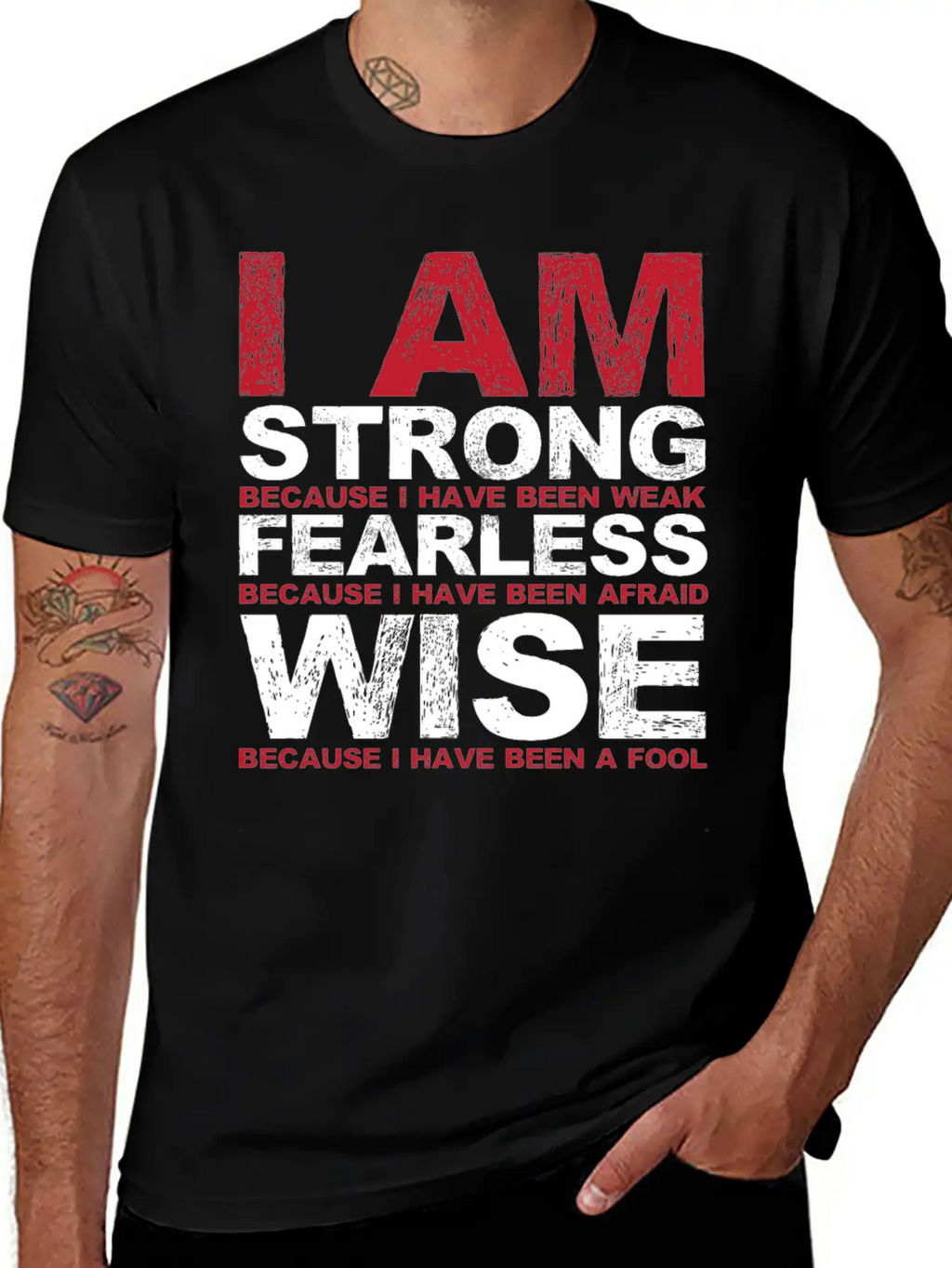 Strong Man Timeless Short Sleeve Tee – Comfy And Minimalist Design