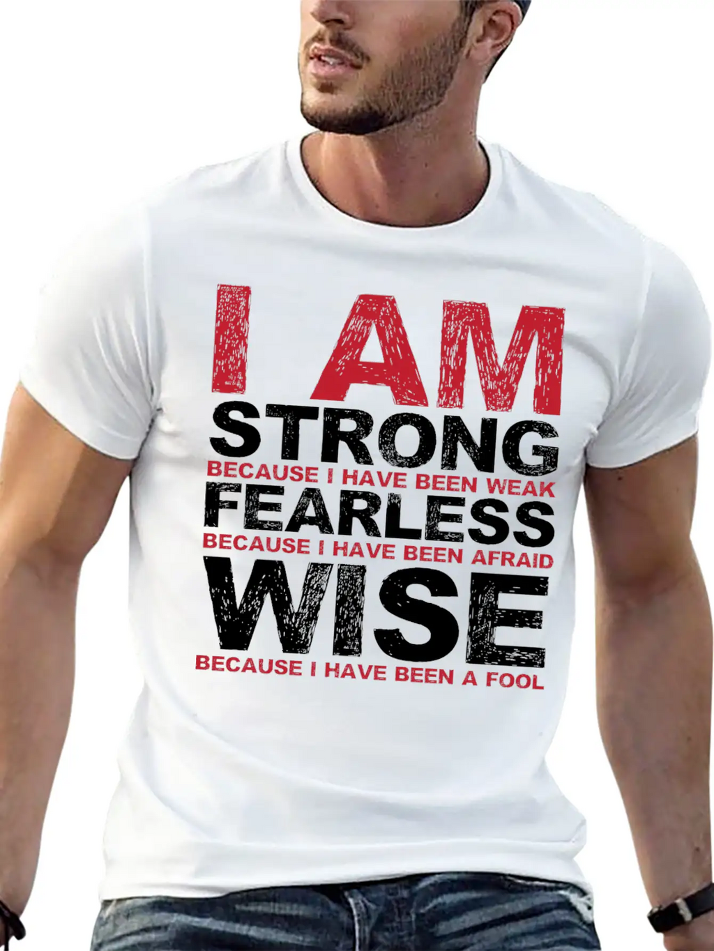 Strong Man Timeless Short Sleeve Tee – Comfy And Minimalist Design
