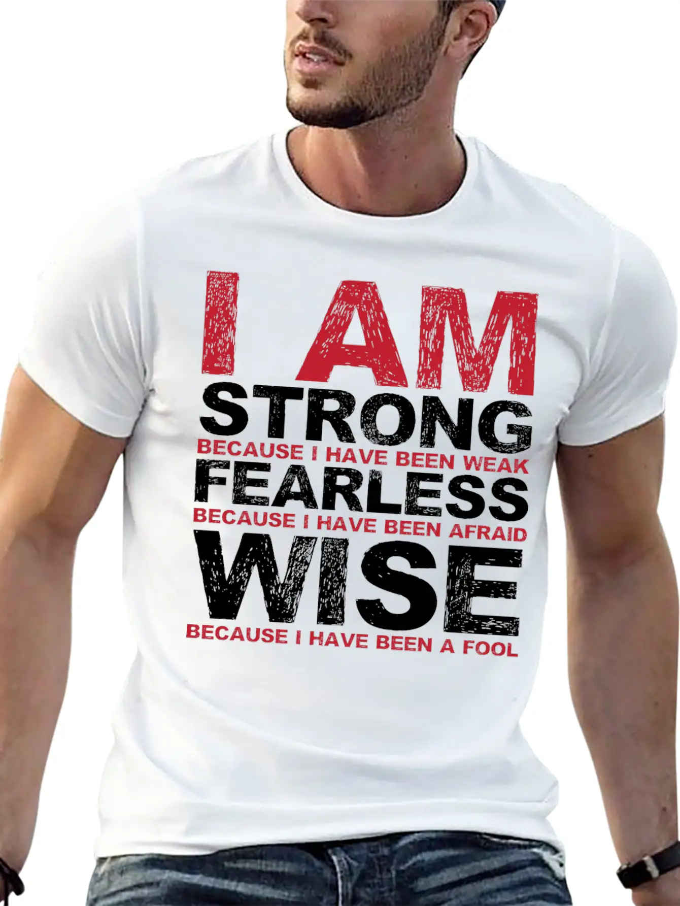 Strong Man Timeless Short Sleeve Tee – Comfy And Minimalist Design