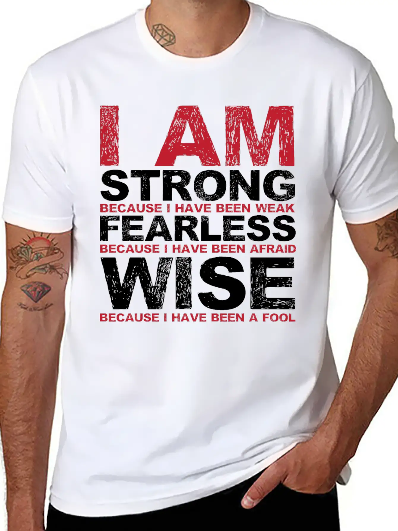 Strong Man Timeless Short Sleeve Tee – Comfy And Minimalist Design