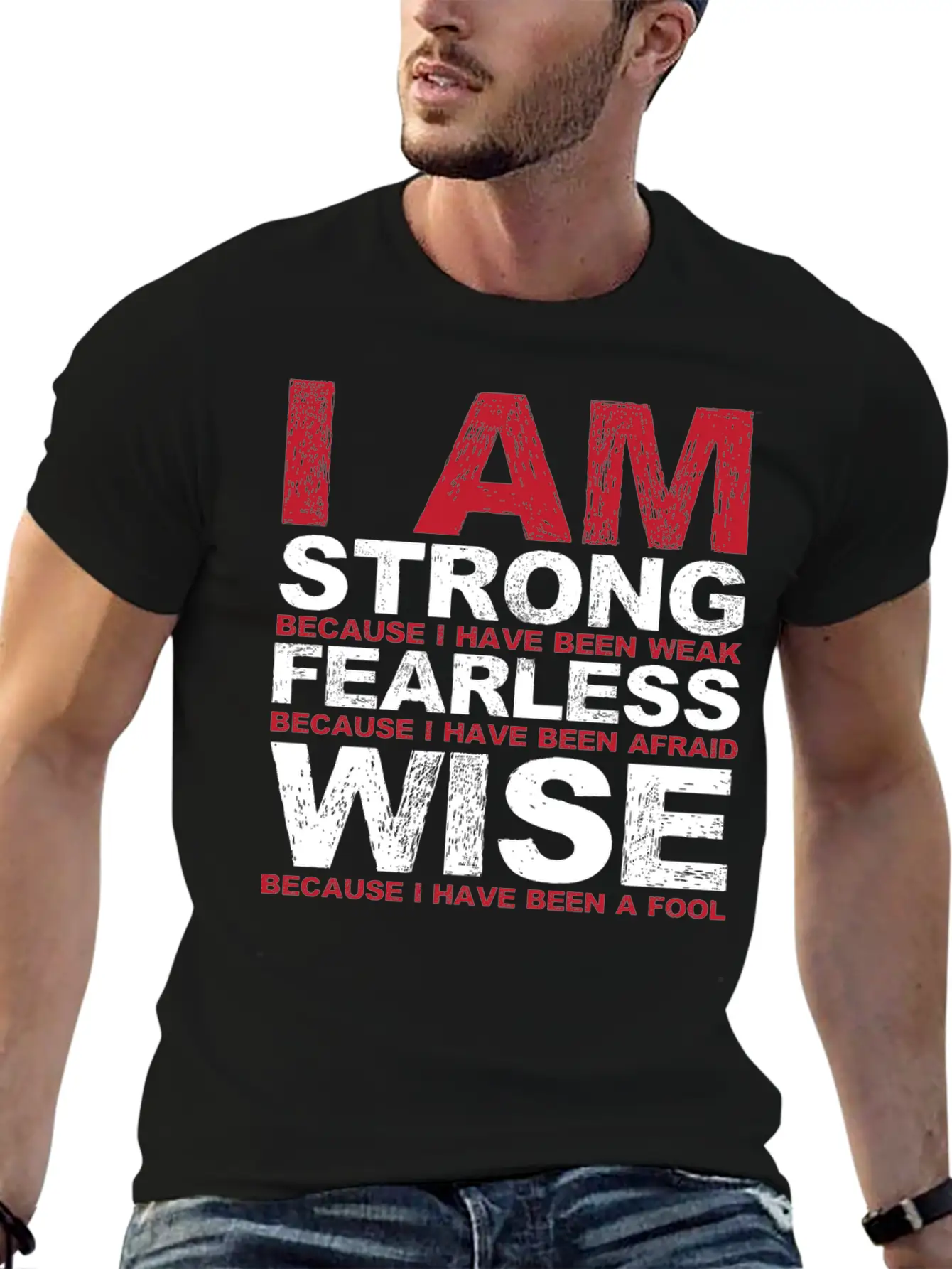 Strong Man Timeless Short Sleeve Tee – Comfy And Minimalist Design