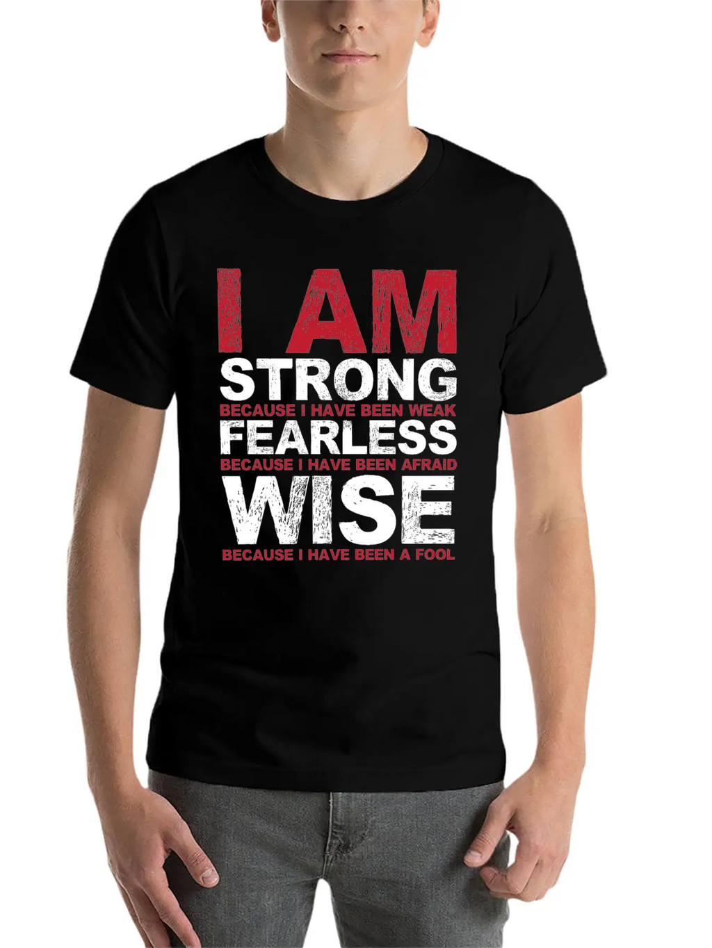 Strong Man Timeless Short Sleeve Tee – Comfy And Minimalist Design