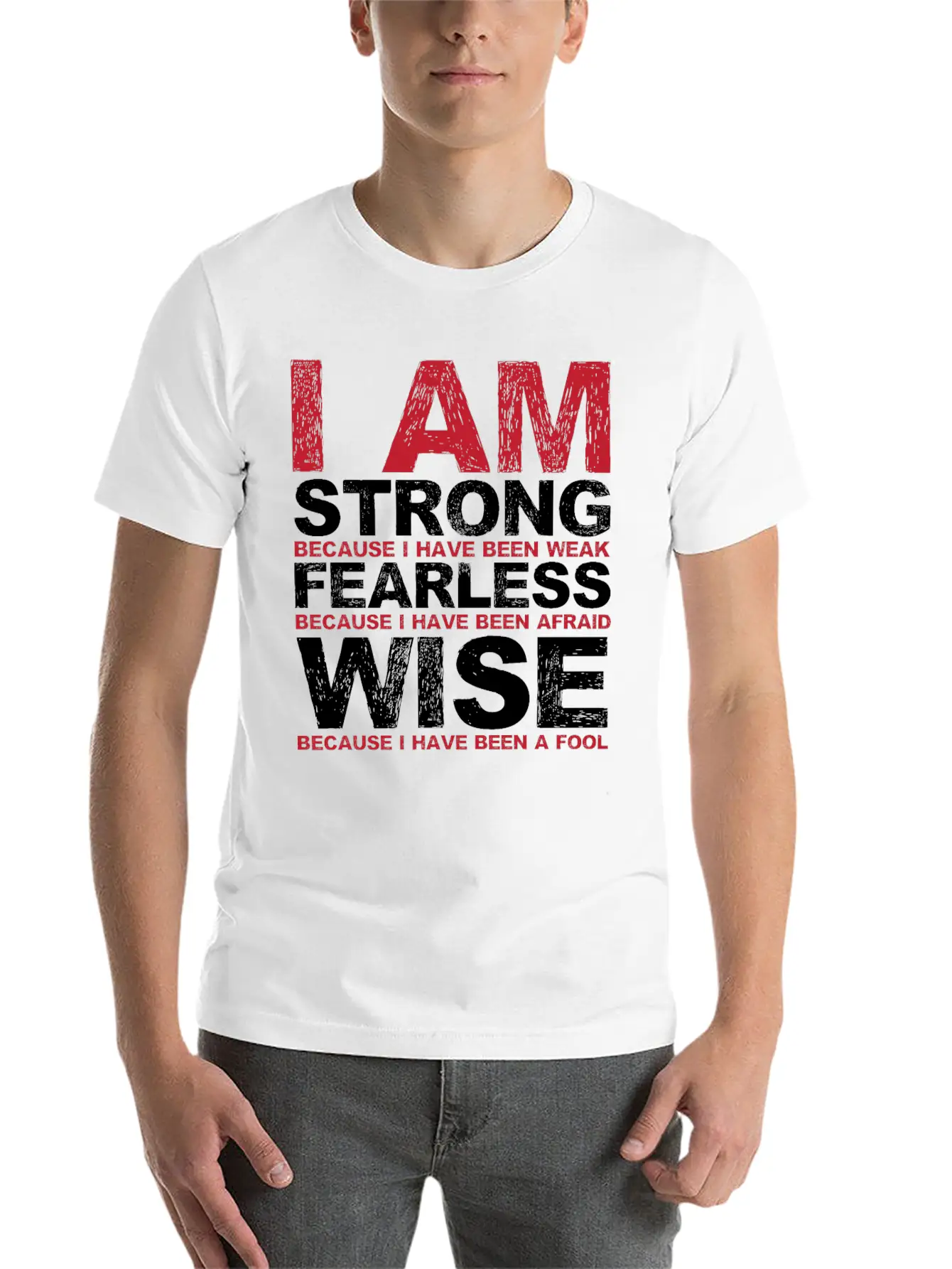 Strong Man Timeless Short Sleeve Tee – Comfy And Minimalist Design