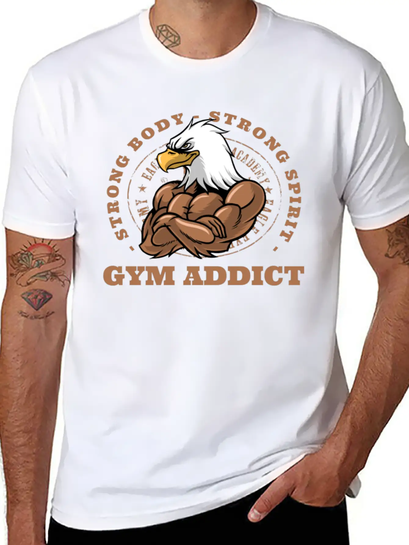 Strong Mind Strong Body Classic Cotton Tee – Unisex Comfort For Any Season