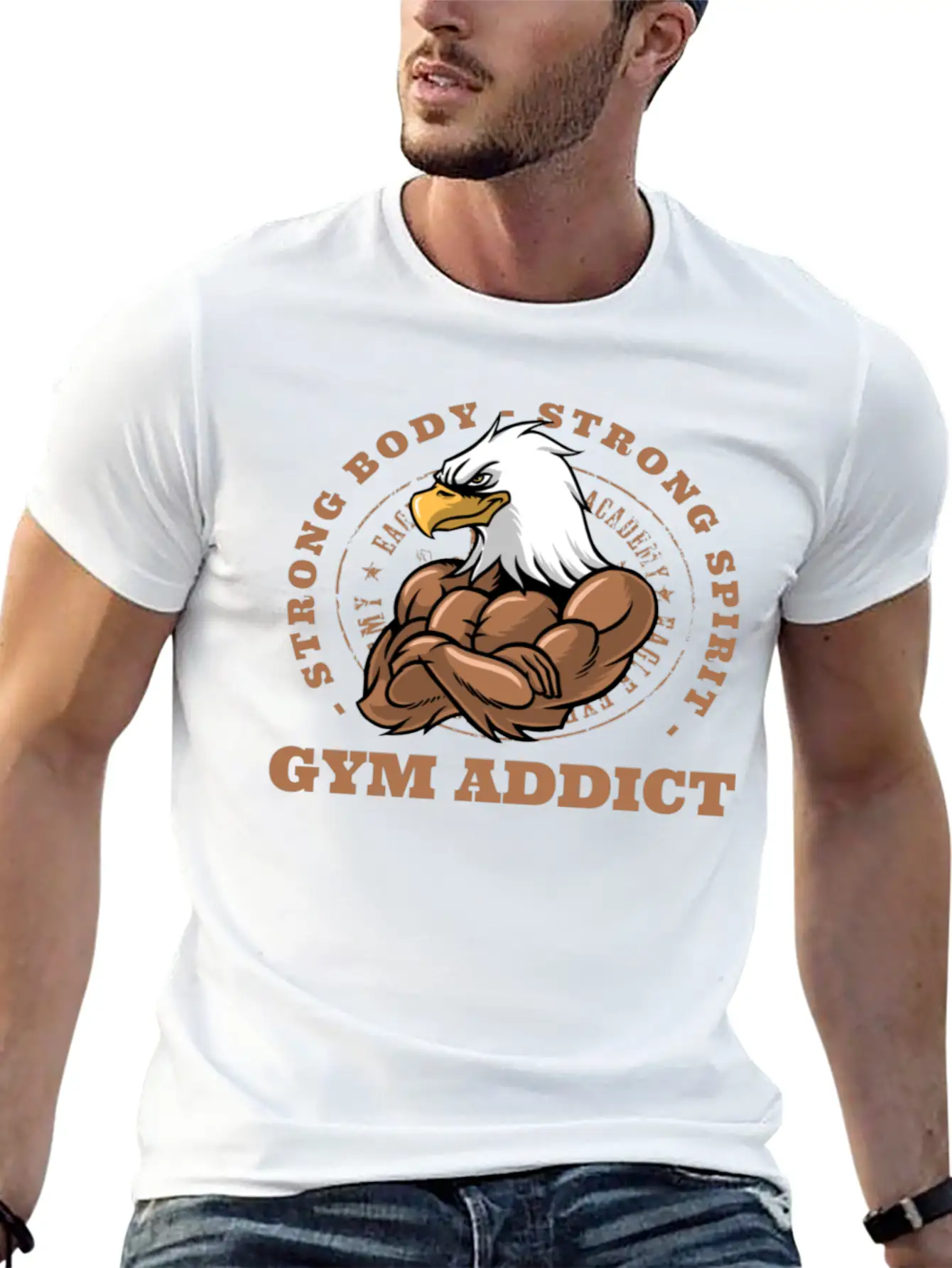 Strong Mind Strong Body Classic Cotton Tee – Unisex Comfort For Any Season
