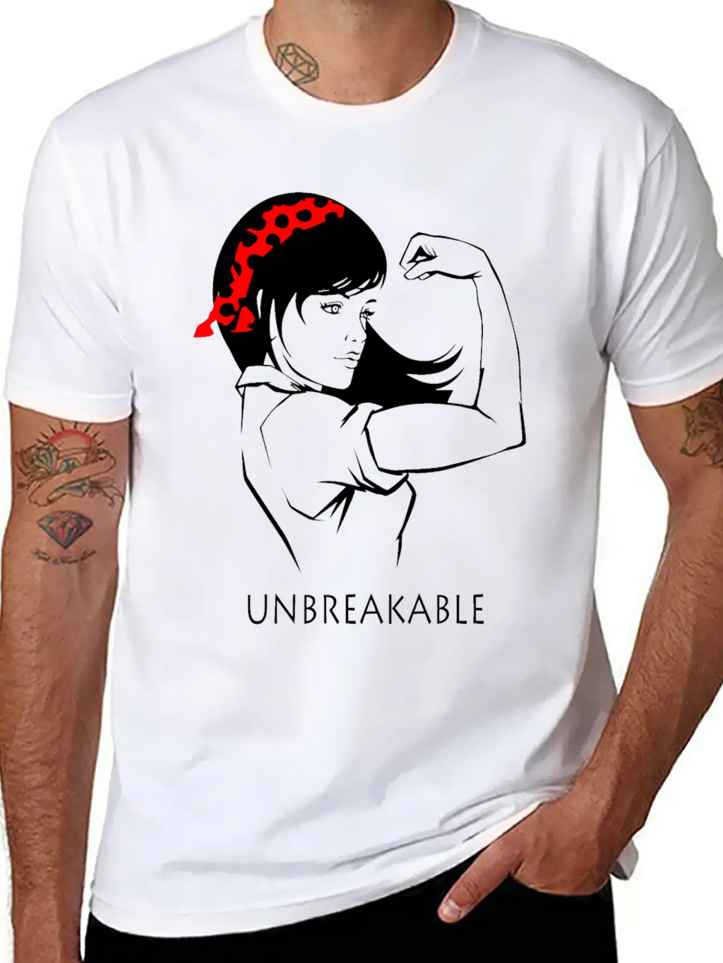 Strong Woman Stylish Everyday T-Shirt – Unisex Basic Cotton Tee