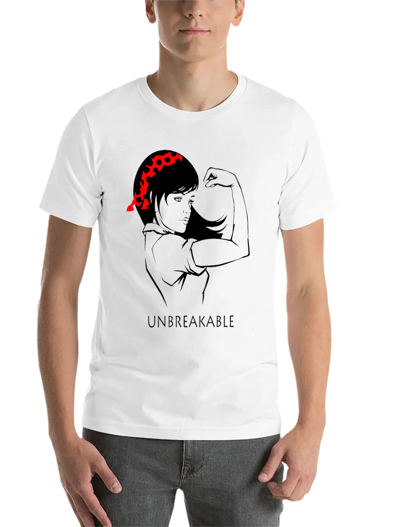 Strong Woman Stylish Everyday T-Shirt – Unisex Basic Cotton Tee