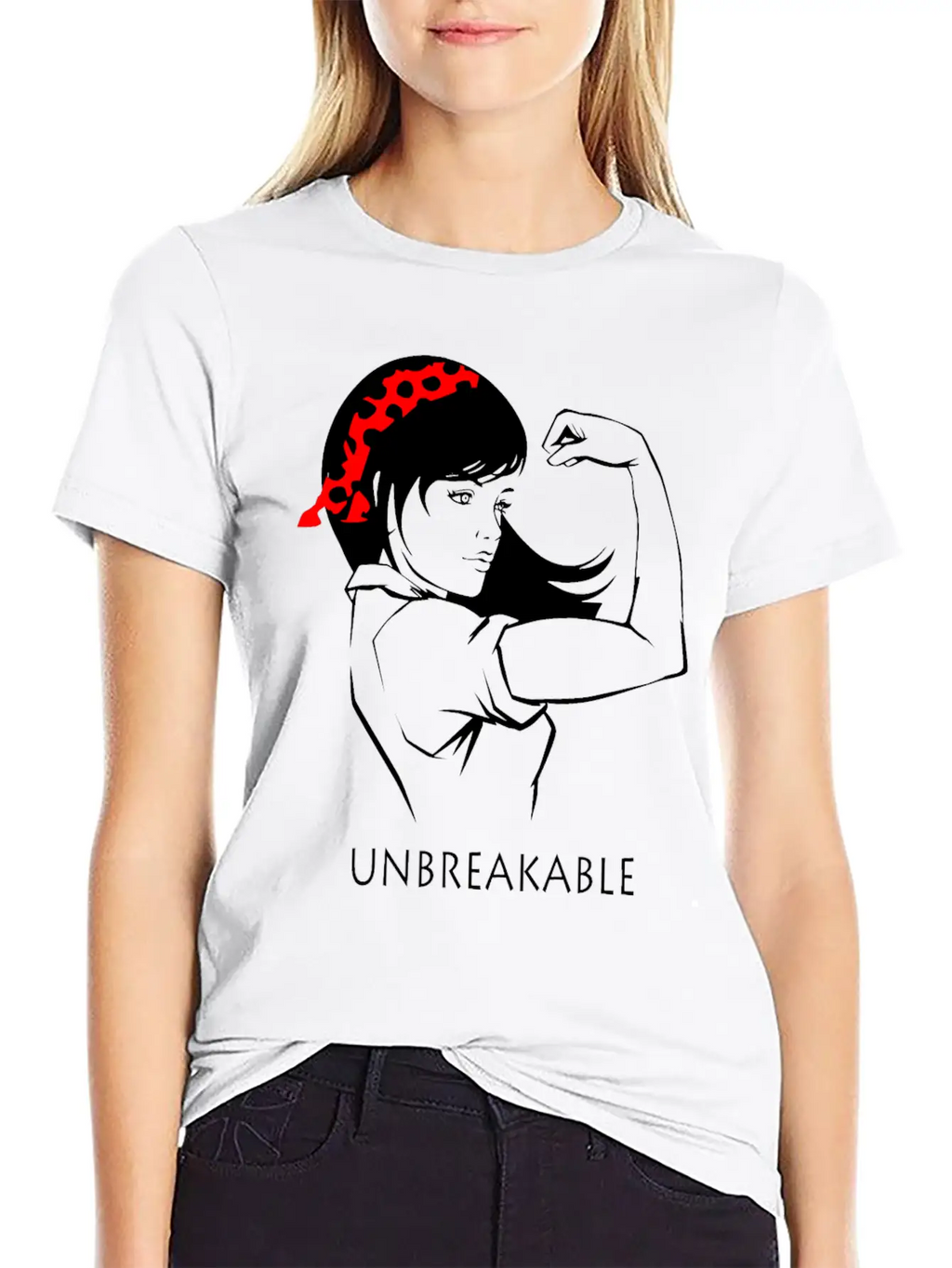 Strong Woman Stylish Everyday T-Shirt – Unisex Basic Cotton Tee
