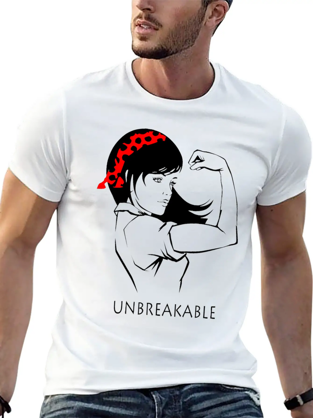 Strong Woman Stylish Everyday T-Shirt – Unisex Basic Cotton Tee