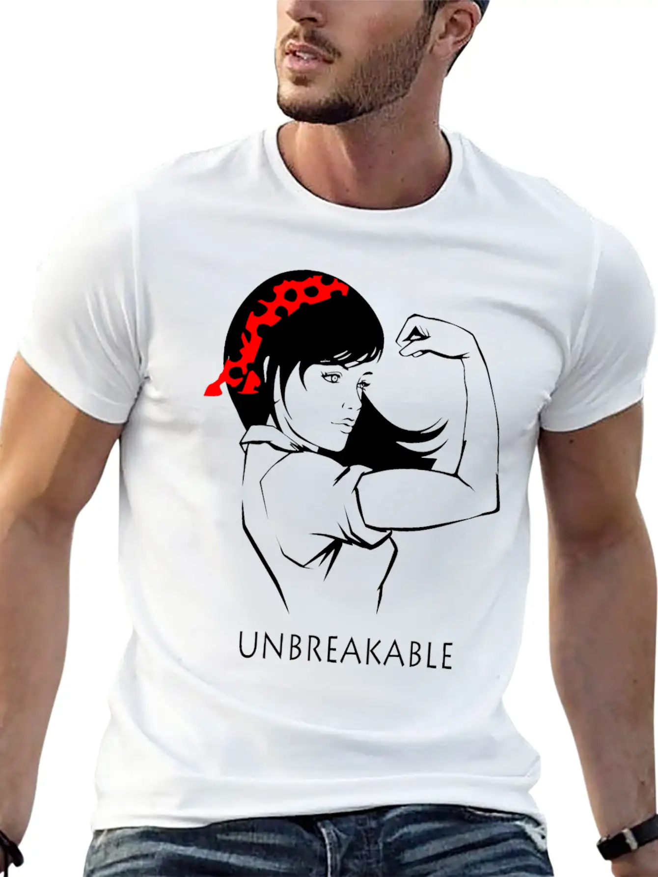 Strong Woman Stylish Everyday T-Shirt – Unisex Basic Cotton Tee
