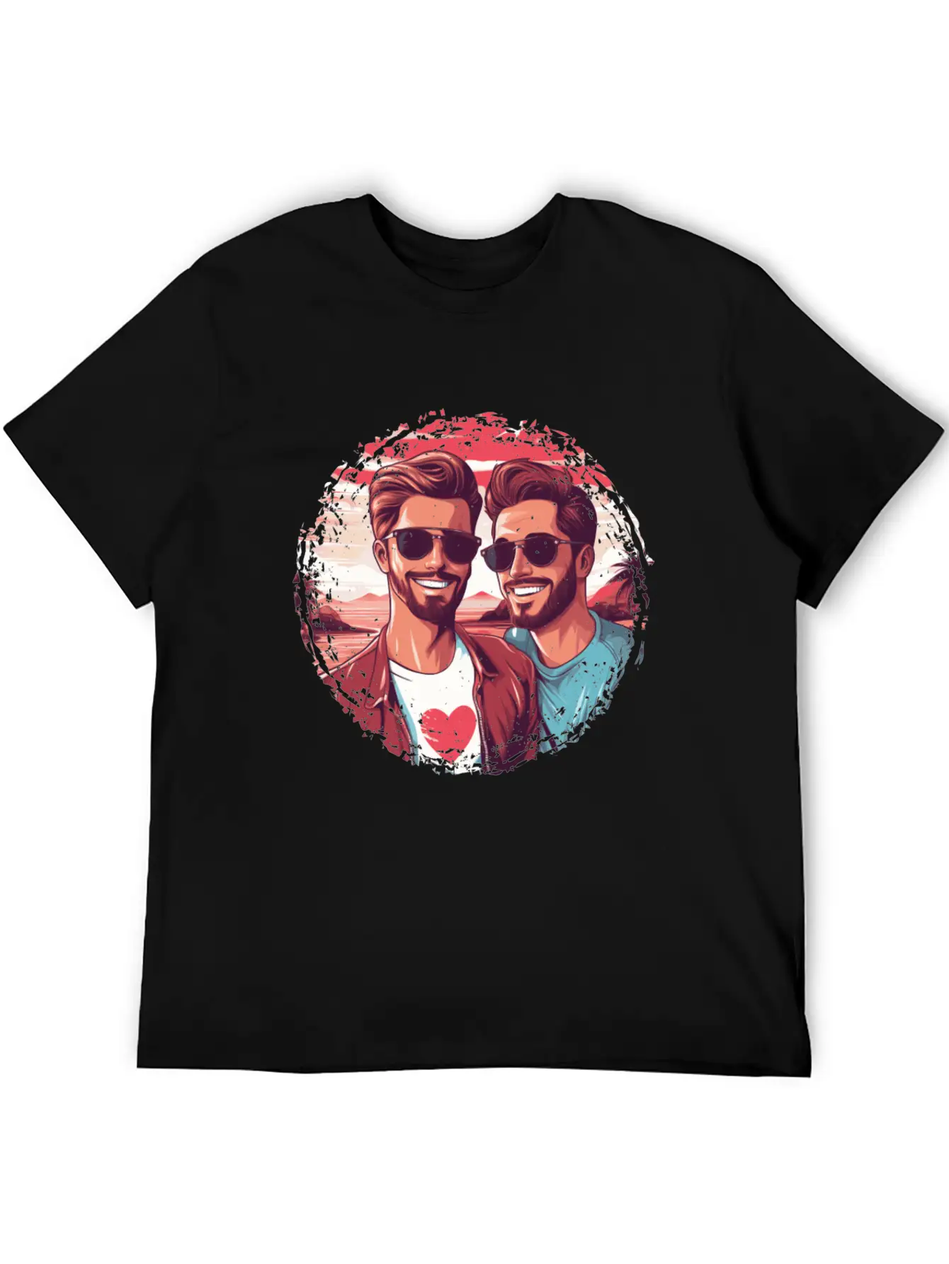 Stylish LGBT Gay Valentines Outfit Idea For Gays Breathable Soft Cotton T-Shirt – Timeless Casual Look