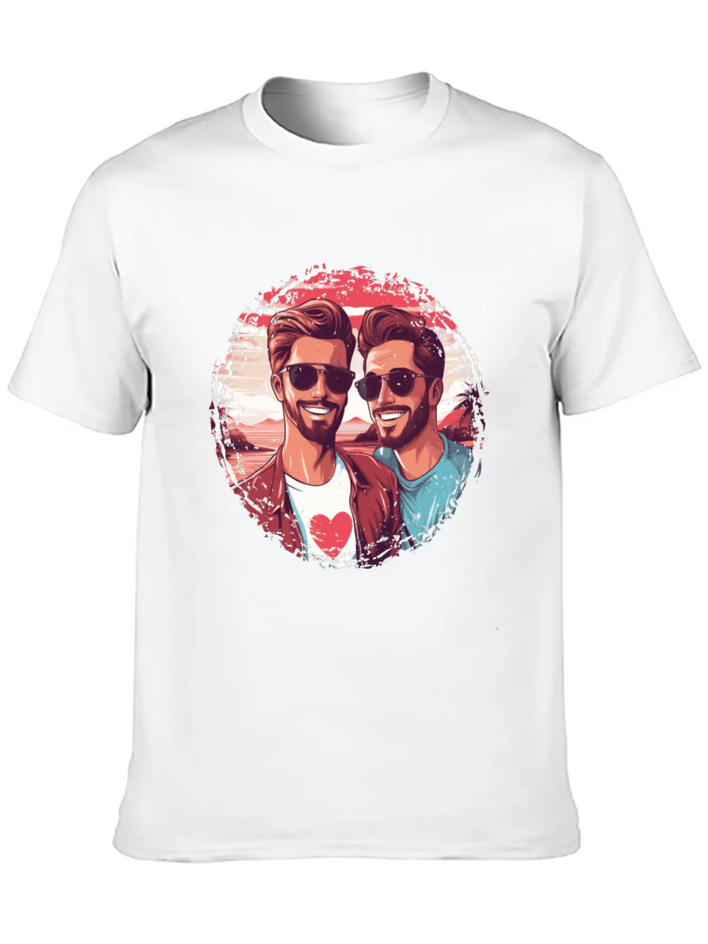 Stylish LGBT Gay Valentines Outfit Idea For Gays Breathable Soft Cotton T-Shirt – Timeless Casual Look