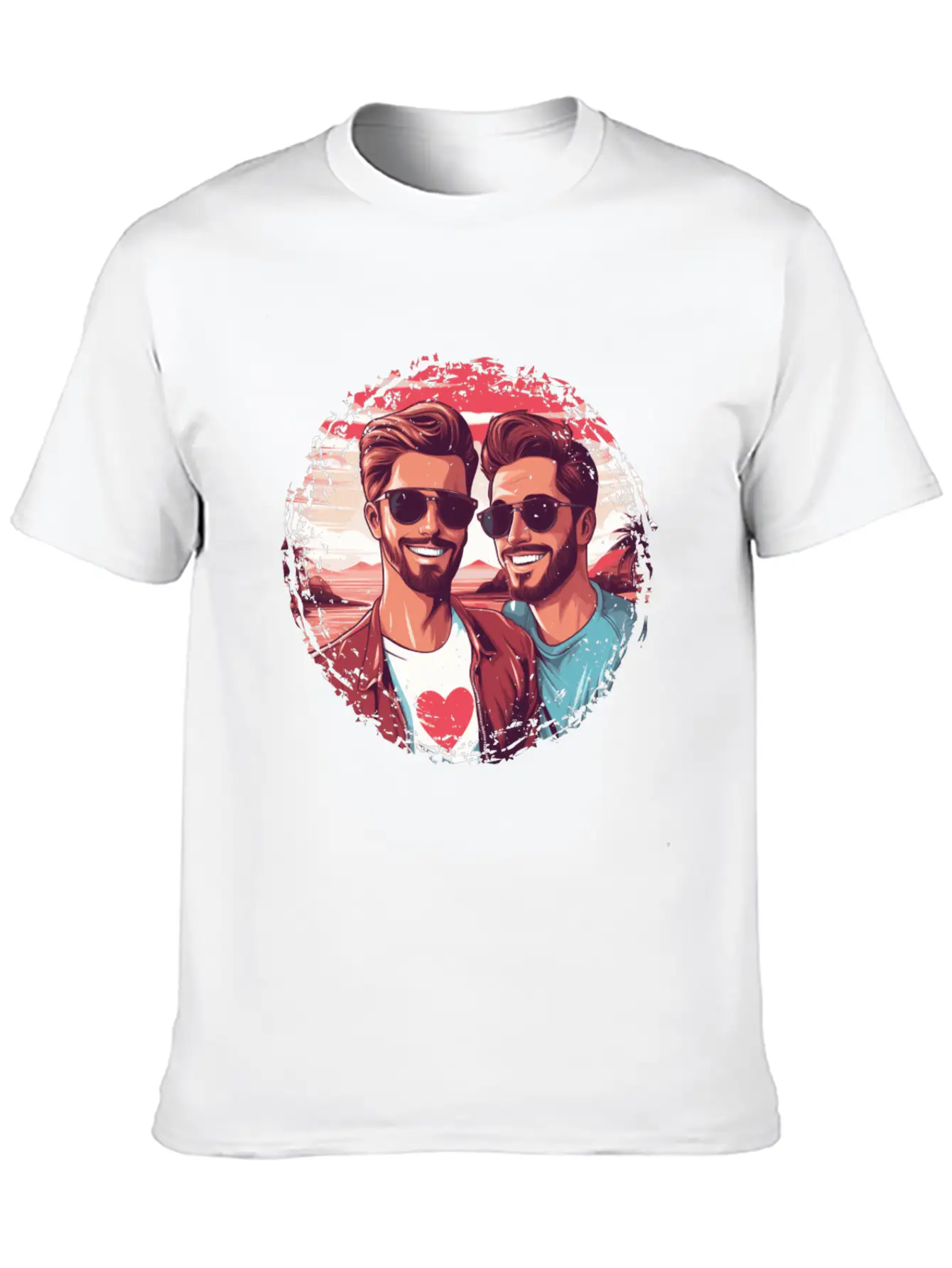 Stylish LGBT Gay Valentines Outfit Idea For Gays Breathable Soft Cotton T-Shirt – Timeless Casual Look