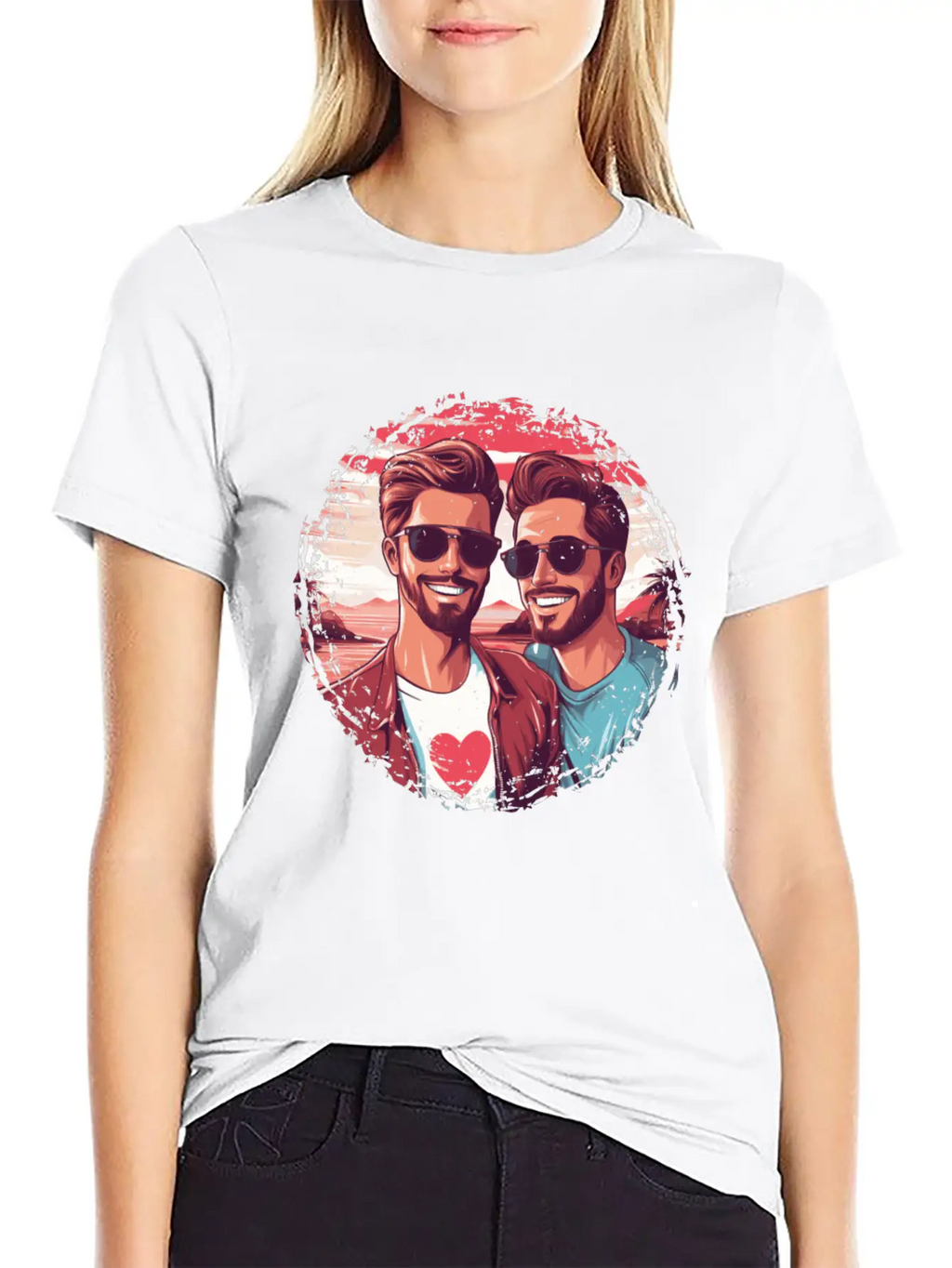 Stylish LGBT Gay Valentines Outfit Idea For Gays Breathable Soft Cotton T-Shirt – Timeless Casual Look