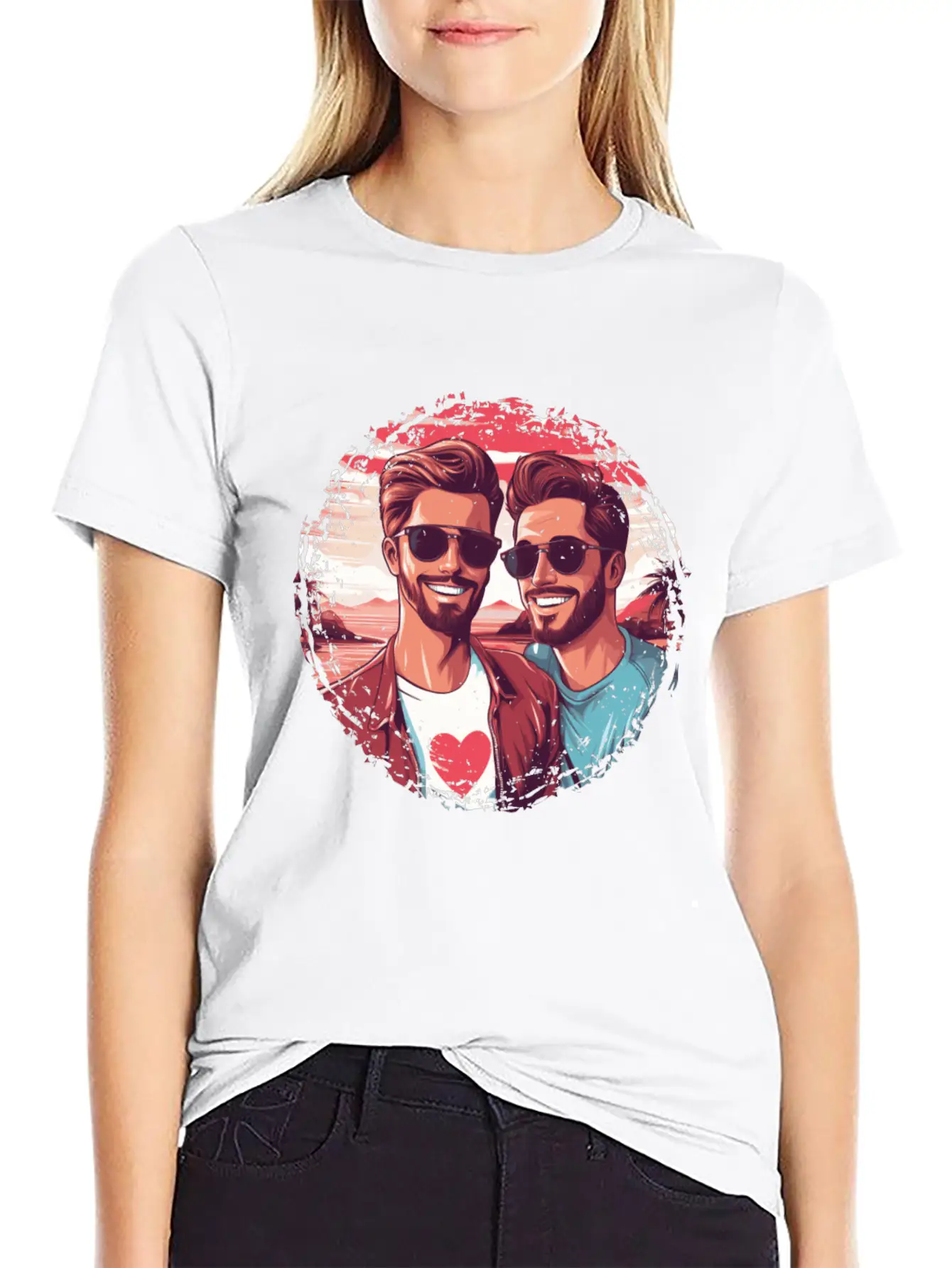 Stylish LGBT Gay Valentines Outfit Idea For Gays Breathable Soft Cotton T-Shirt – Timeless Casual Look