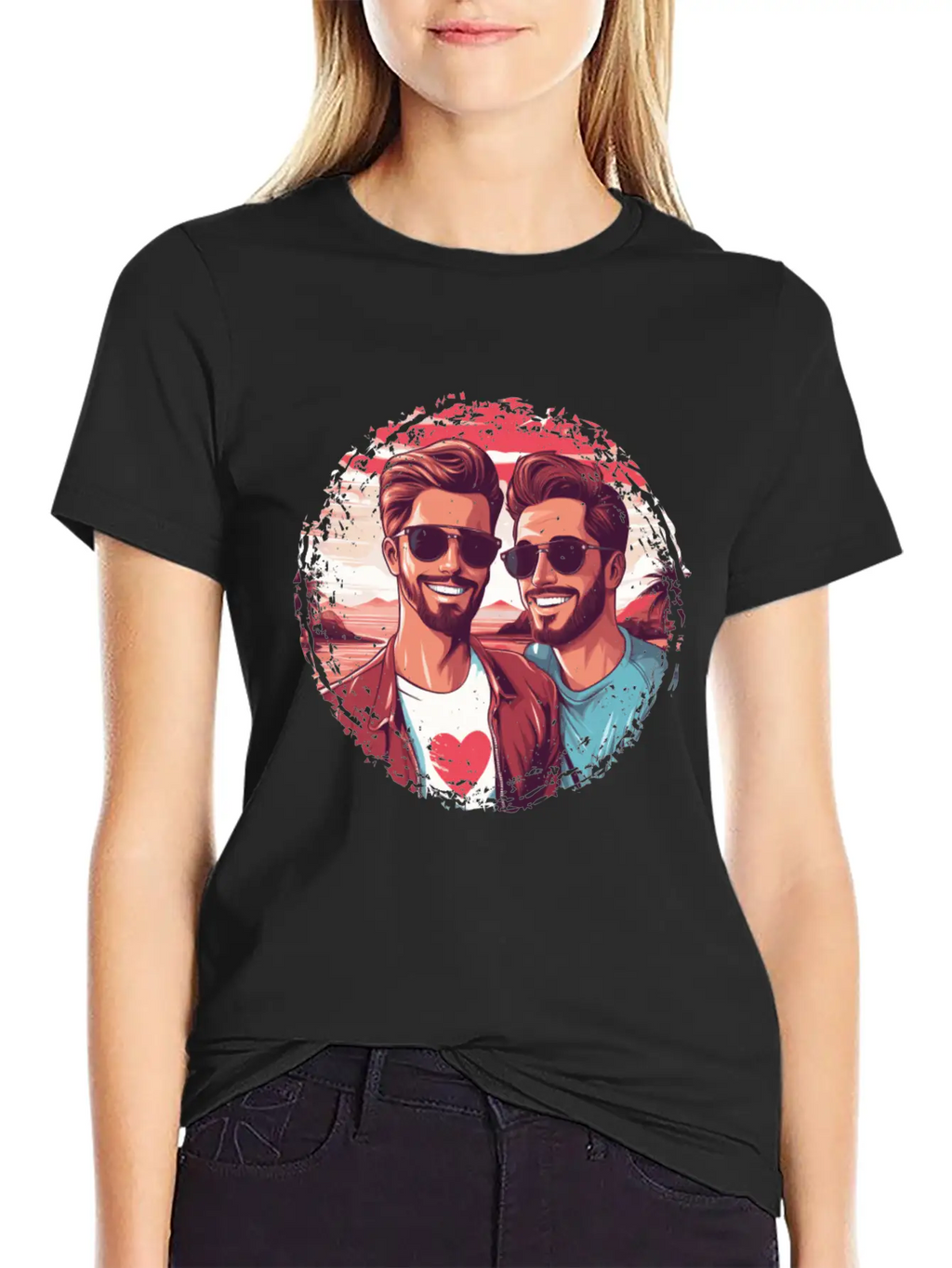 Stylish LGBT Gay Valentines Outfit Idea For Gays Breathable Soft Cotton T-Shirt – Timeless Casual Look