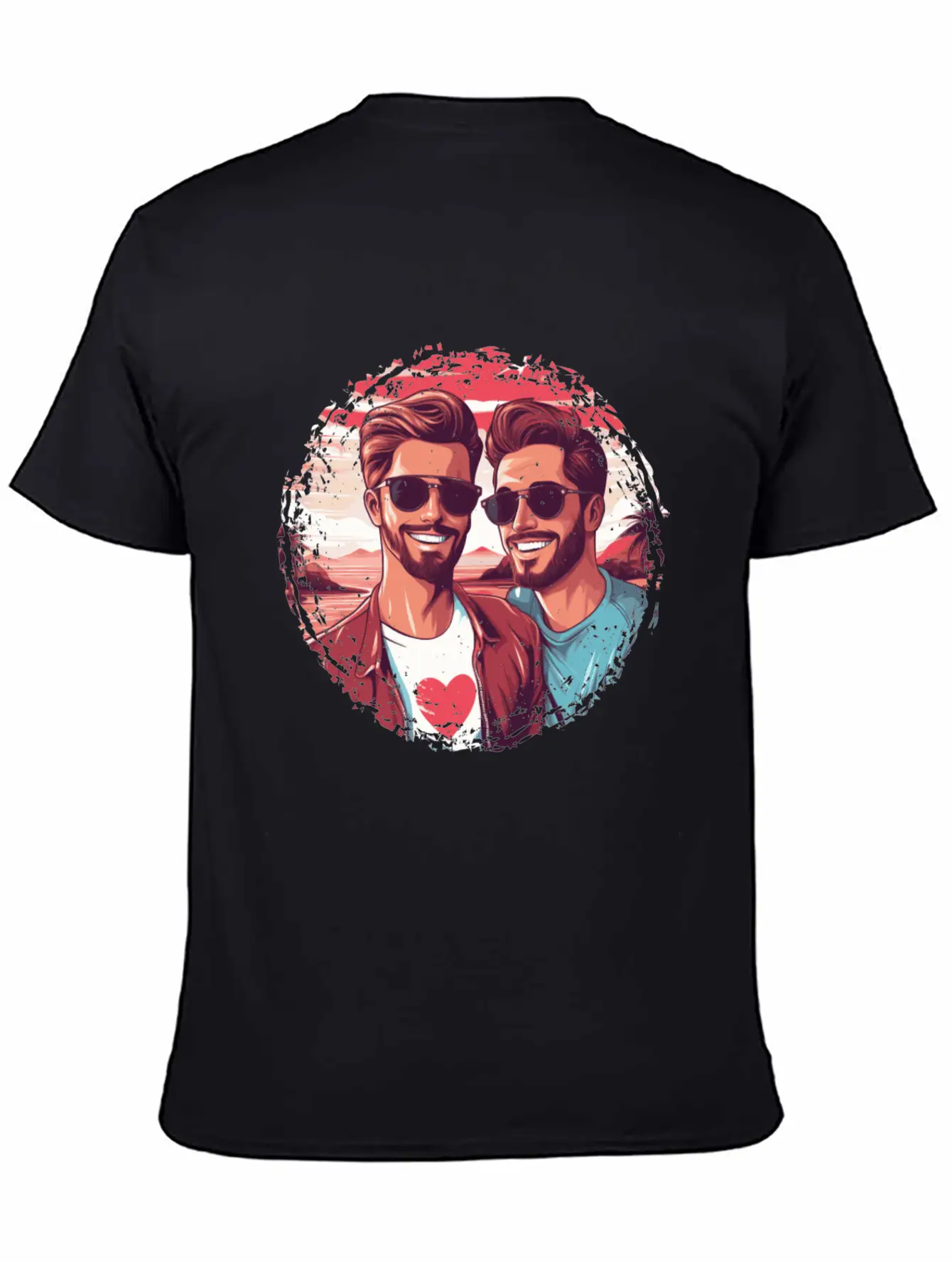 Stylish LGBT Gay Valentines Outfit Idea For Gays Breathable Soft Cotton T-Shirt – Timeless Casual Look