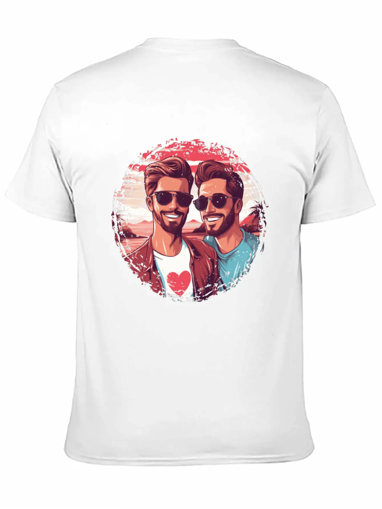 Stylish LGBT Gay Valentines Outfit Idea For Gays Breathable Soft Cotton T-Shirt – Timeless Casual Look