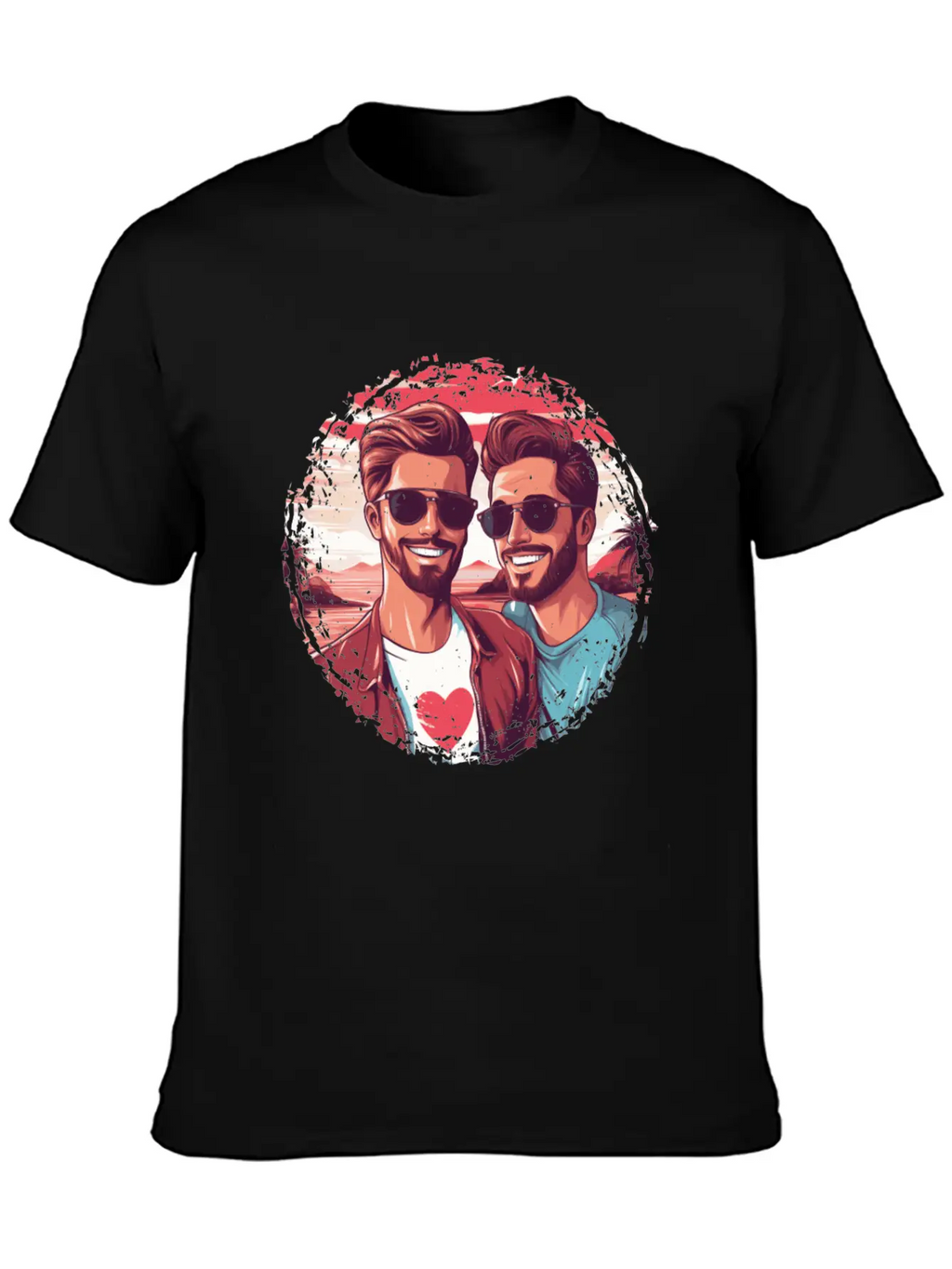 Stylish LGBT Gay Valentines Outfit Idea For Gays Breathable Soft Cotton T-Shirt – Timeless Casual Look