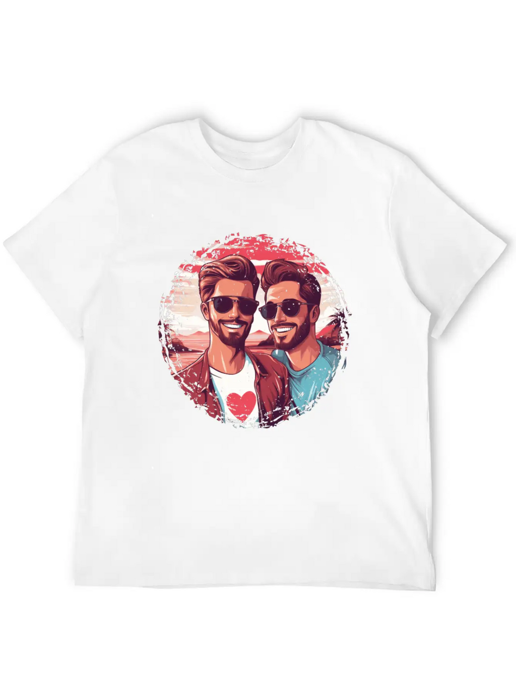 Stylish LGBT Gay Valentines Outfit Idea For Gays Breathable Soft Cotton T-Shirt – Timeless Casual Look