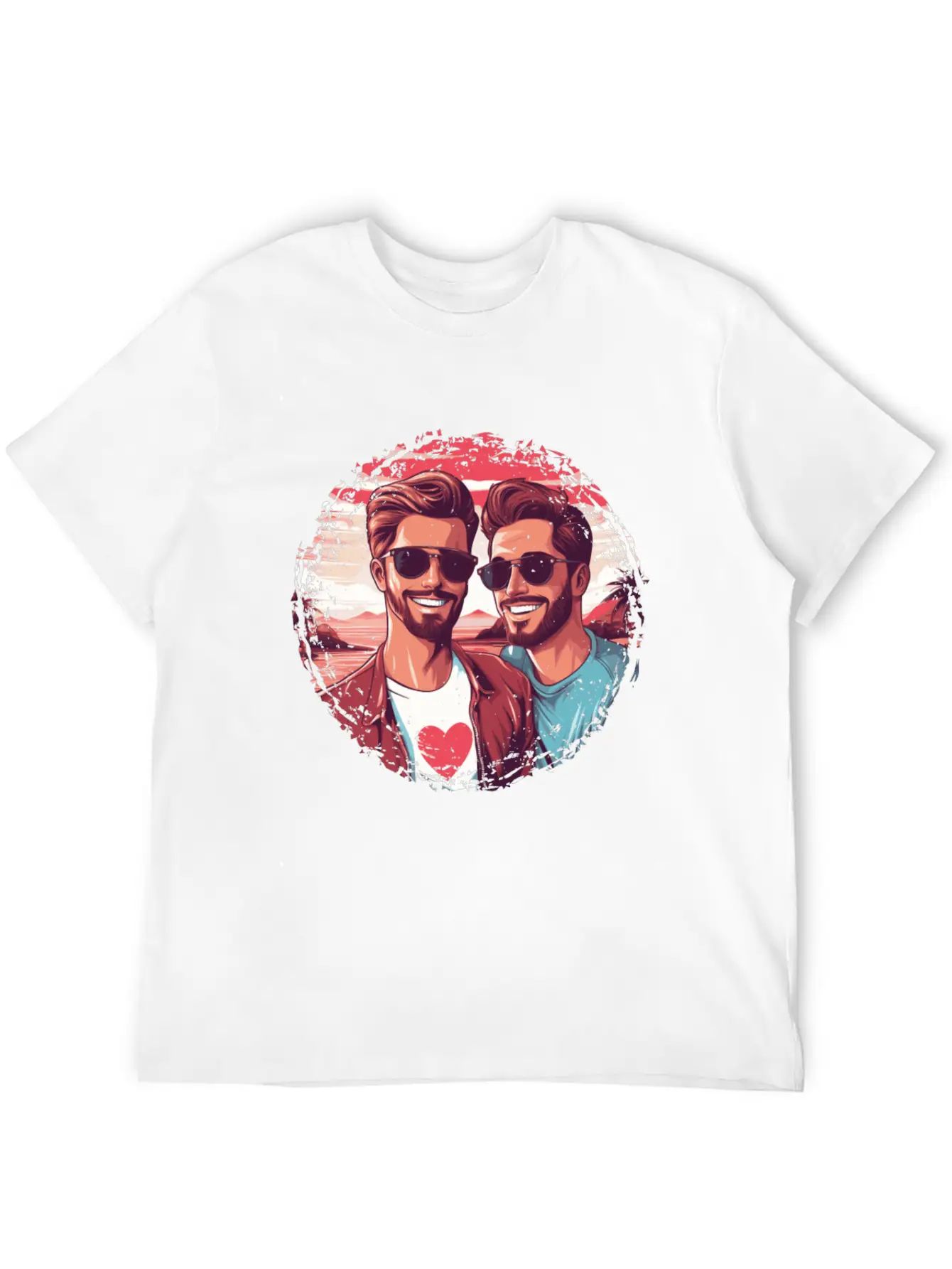 Stylish LGBT Gay Valentines Outfit Idea For Gays Breathable Soft Cotton T-Shirt – Timeless Casual Look
