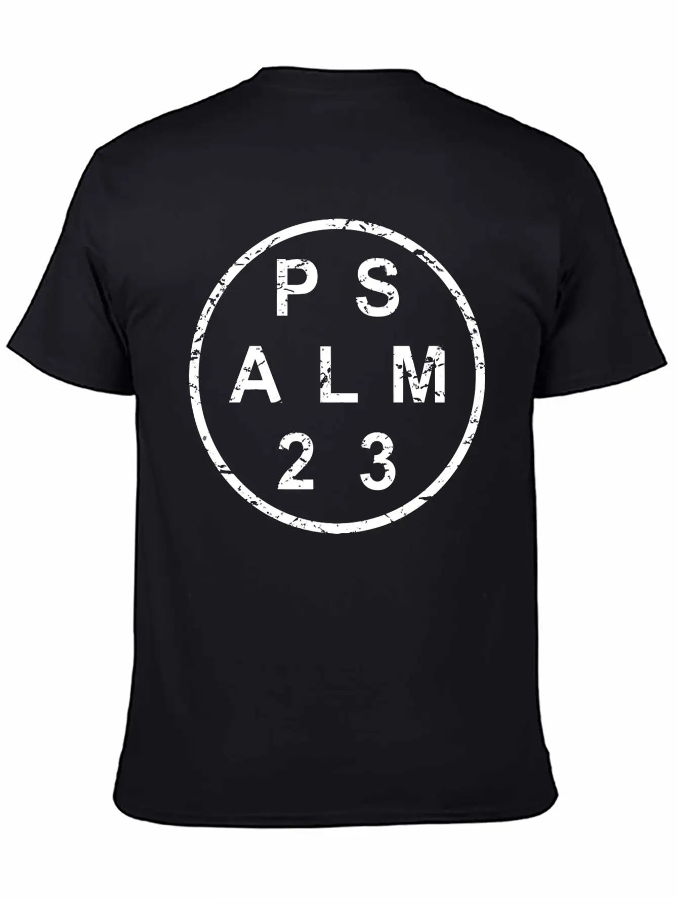 Stylish Psalm 23 Bible Verse Essential Cotton Tee For Daily Outfits – Unisex Style