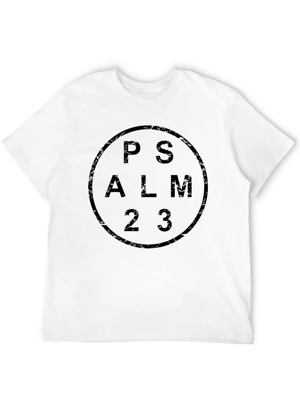 Stylish Psalm 23 Bible Verse Essential Cotton Tee For Daily Outfits – Unisex Style