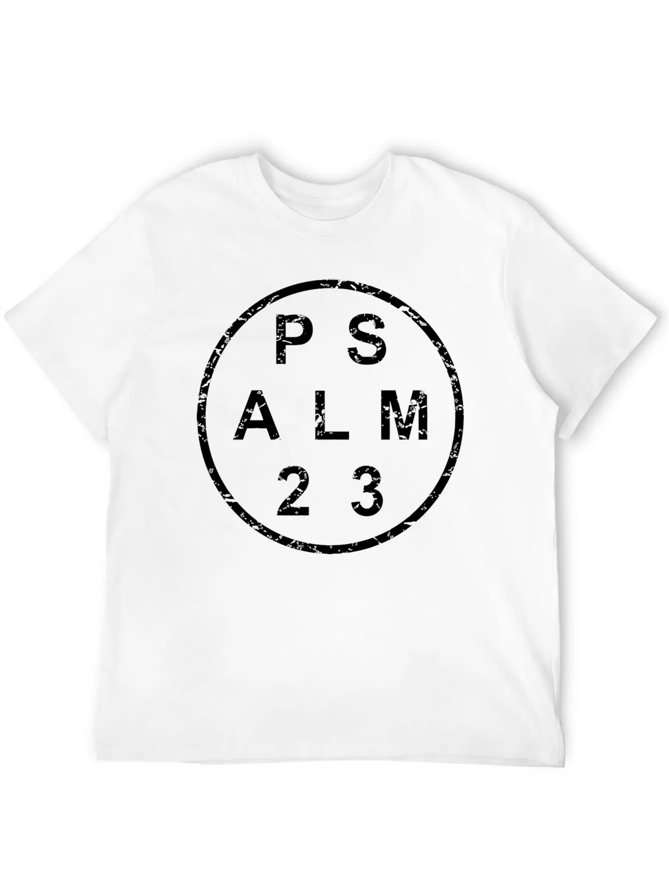 Stylish Psalm 23 Bible Verse Essential Cotton Tee For Daily Outfits – Unisex Style