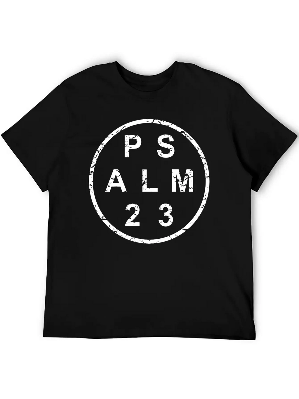 Stylish Psalm 23 Bible Verse Essential Cotton Tee For Daily Outfits – Unisex Style