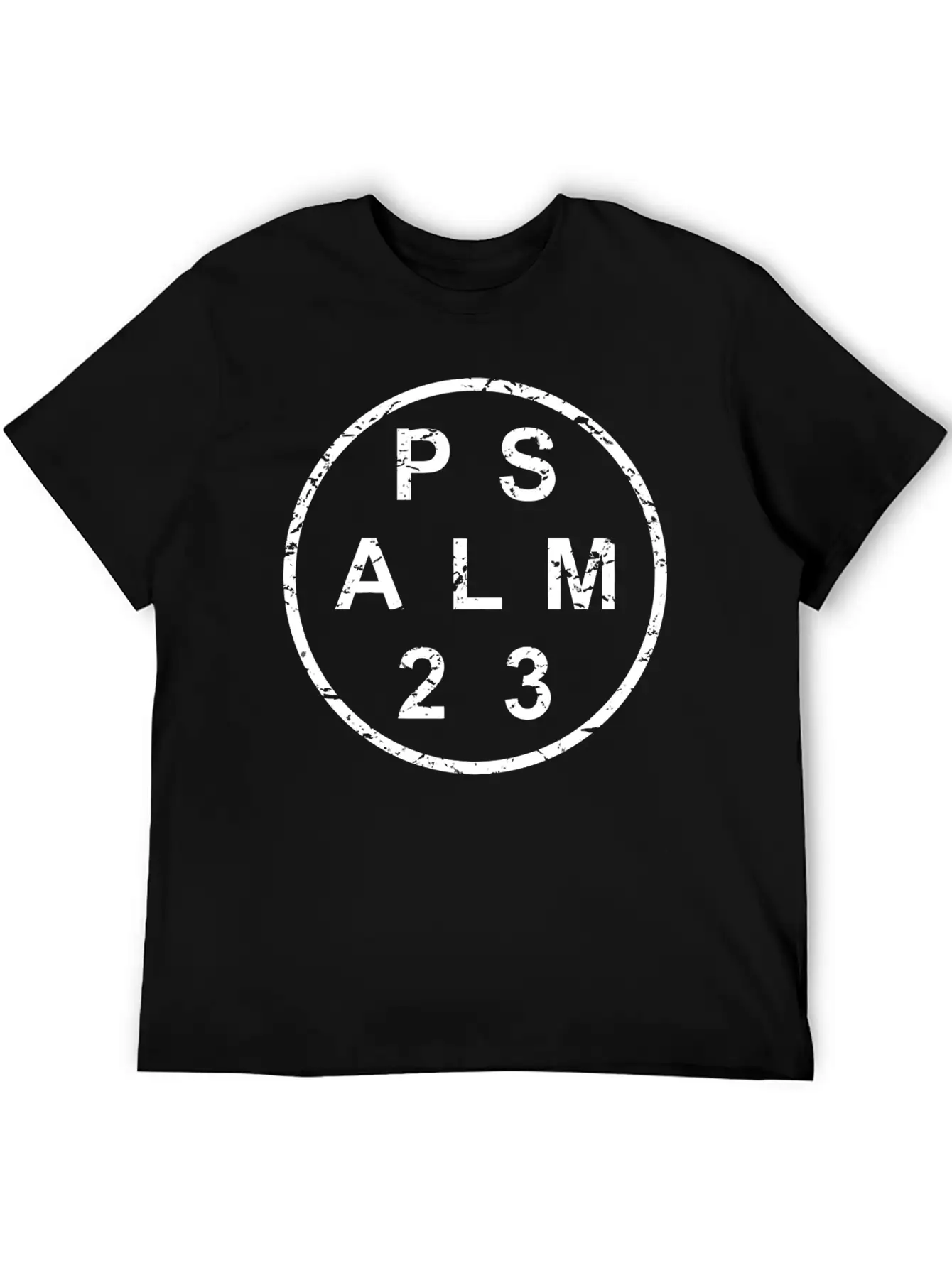 Stylish Psalm 23 Bible Verse Essential Cotton Tee For Daily Outfits – Unisex Style