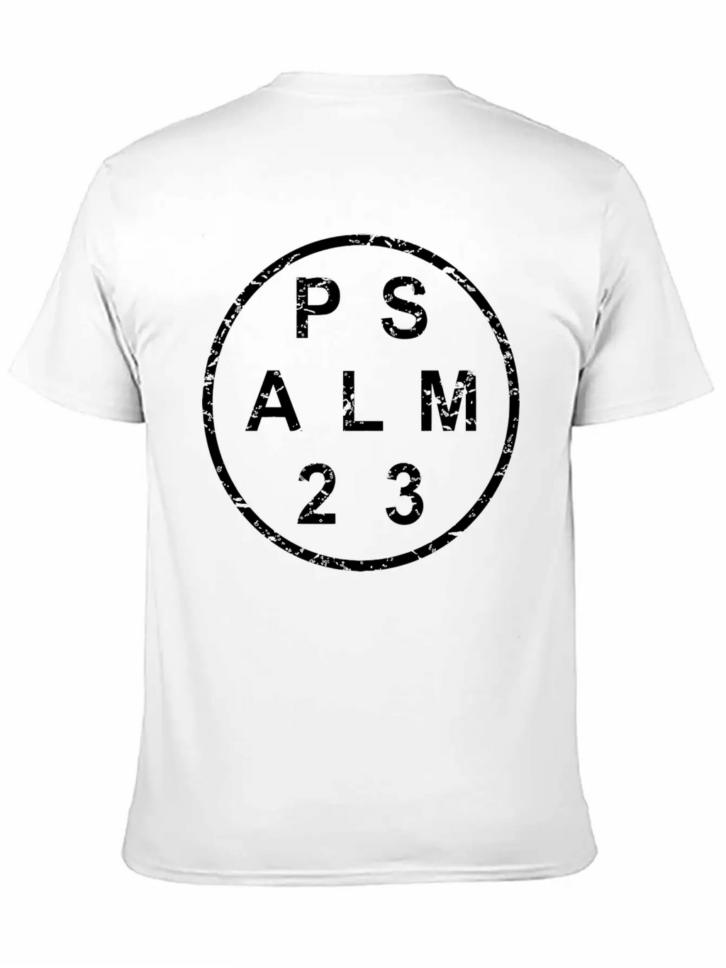 Stylish Psalm 23 Bible Verse Essential Cotton Tee For Daily Outfits – Unisex Style