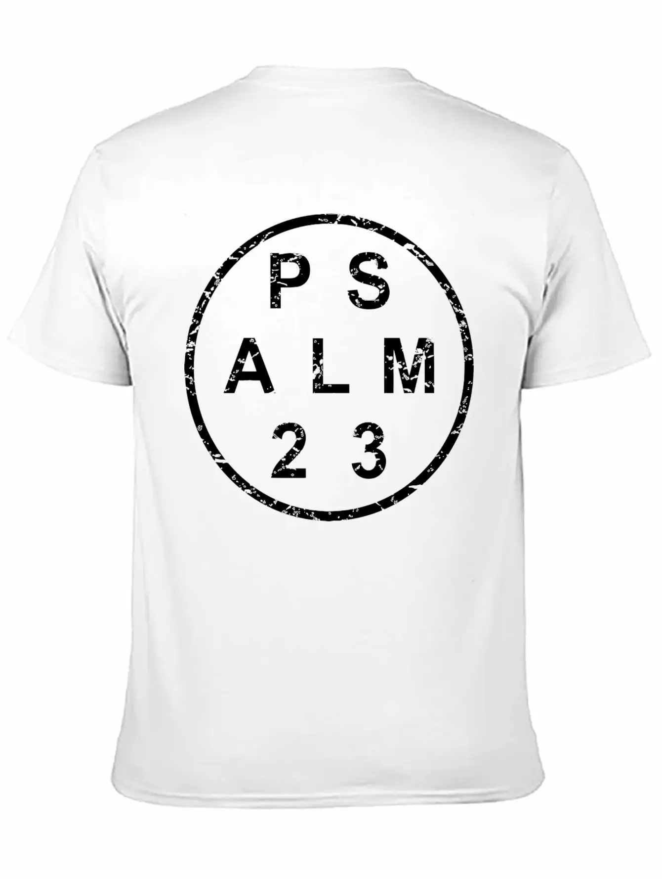 Stylish Psalm 23 Bible Verse Essential Cotton Tee For Daily Outfits – Unisex Style