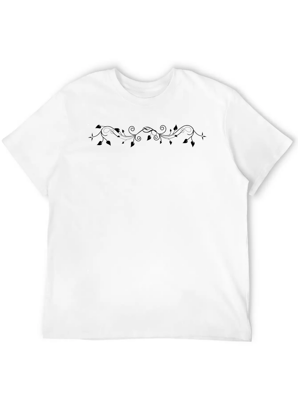 Stylized Plant (Separation) Basic Graphic T-Shirt – Daily Comfort In Soft Cotton