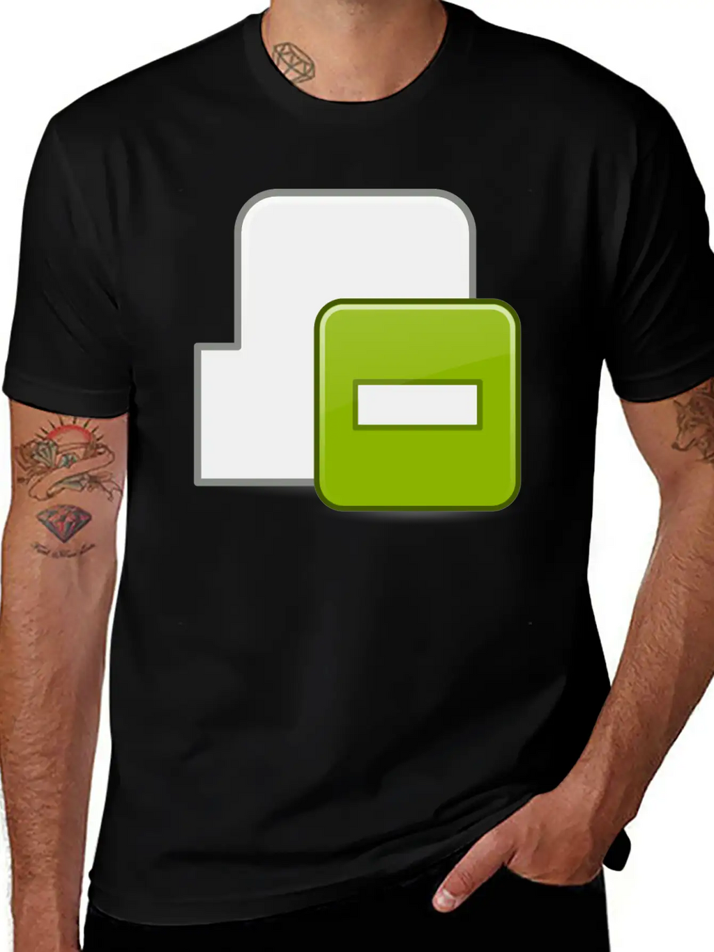 Subtract Tab Icon Stylish Everyday T-Shirt – Unisex Basic Cotton Tee