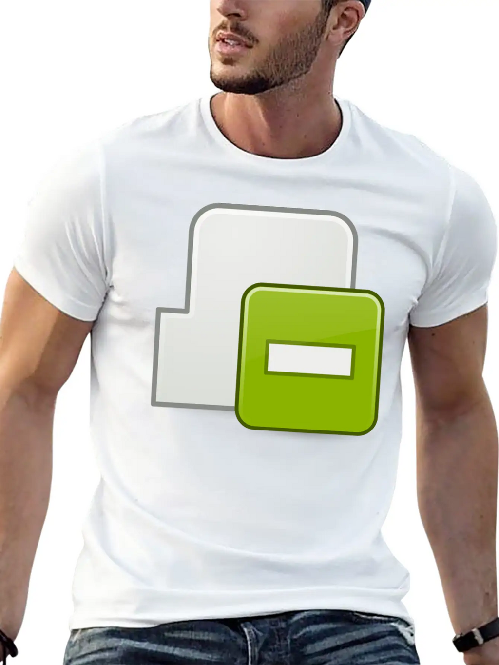Subtract Tab Icon Stylish Everyday T-Shirt – Unisex Basic Cotton Tee