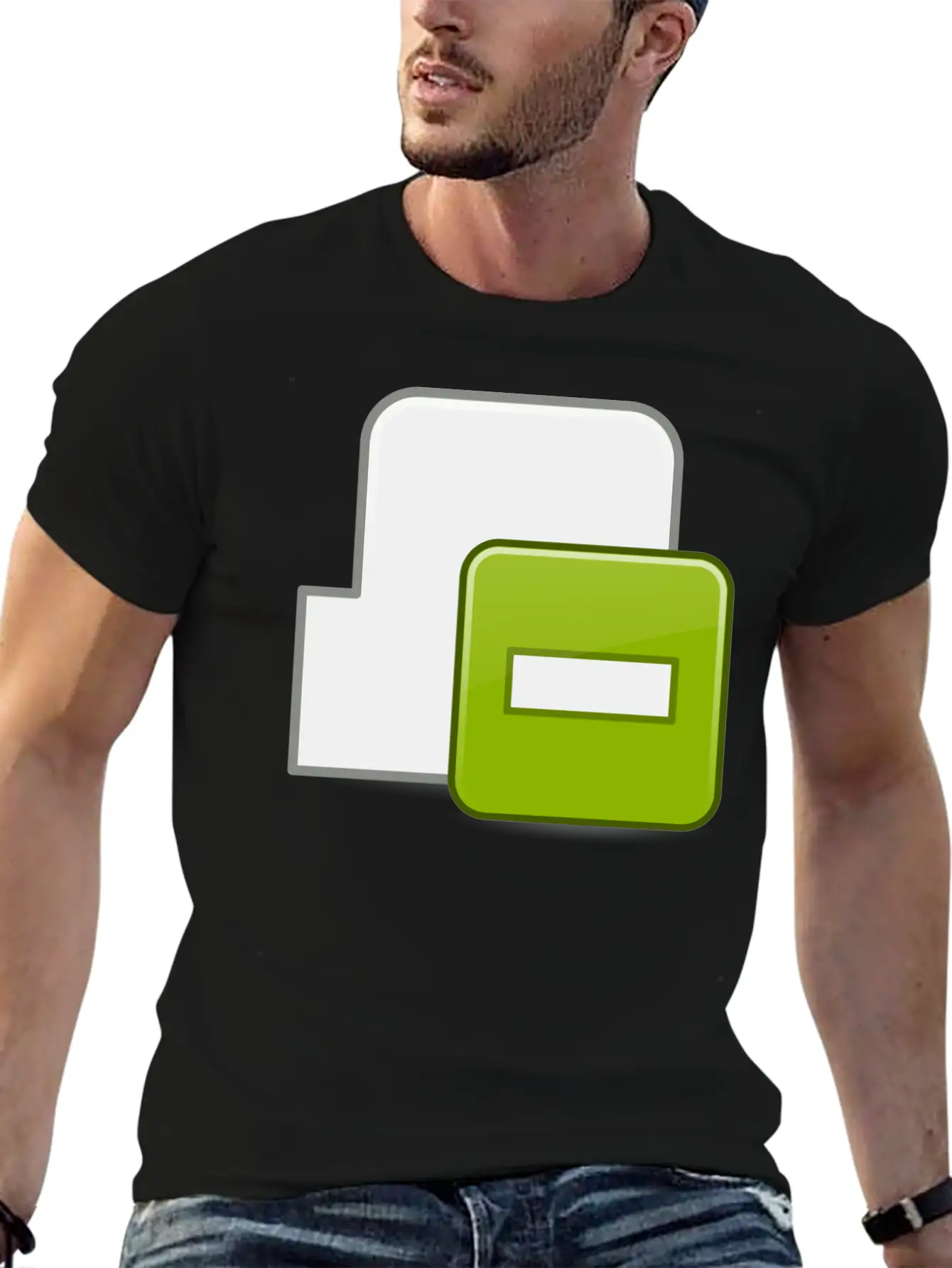 Subtract Tab Icon Stylish Everyday T-Shirt – Unisex Basic Cotton Tee