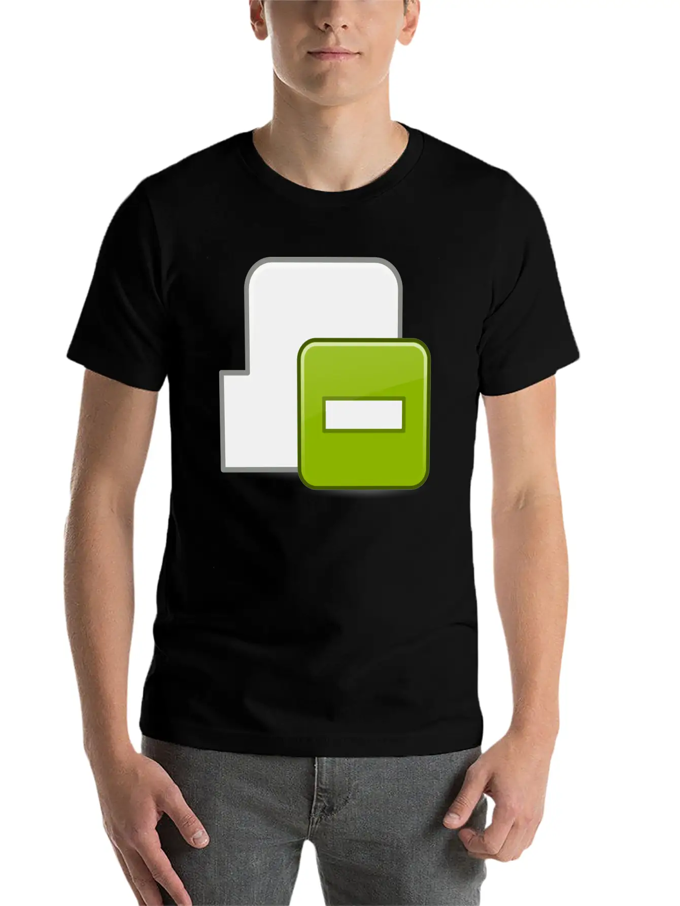 Subtract Tab Icon Stylish Everyday T-Shirt – Unisex Basic Cotton Tee