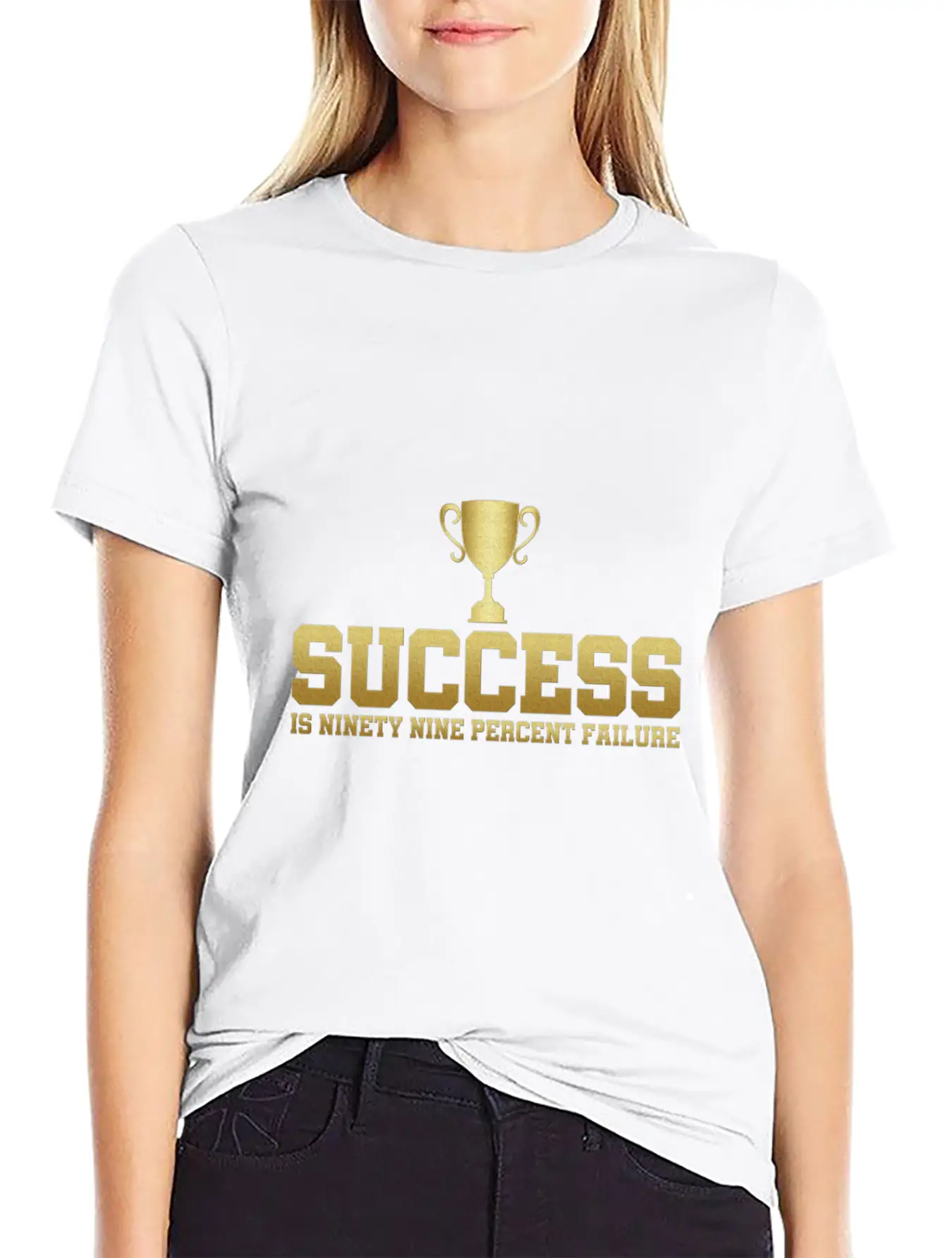 Success Is 99% Failure Gift Idea Unisex Casual T-Shirt – Clean Design For Daily Comfort