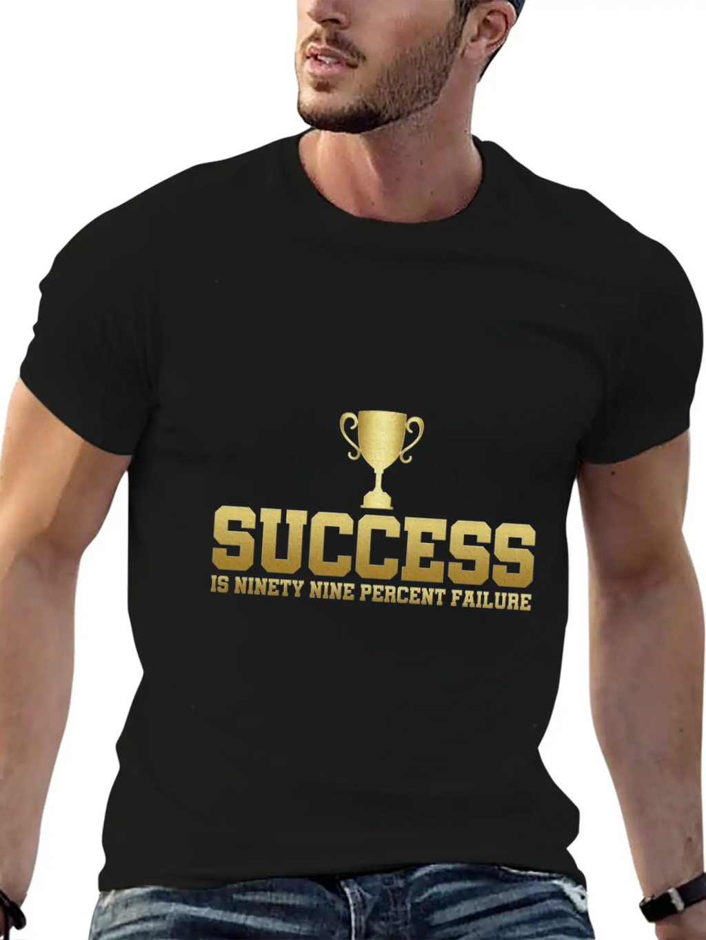 Success Is 99% Failure Gift Idea Unisex Casual T-Shirt – Clean Design For Daily Comfort
