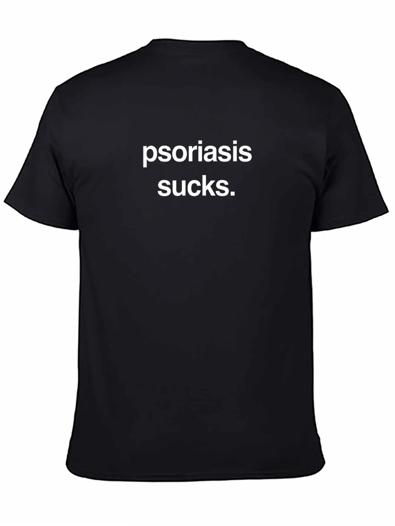 Sucks - Skin Psoriasis Awareness Gift Breathable Soft Cotton T-Shirt – Timeless Casual Look