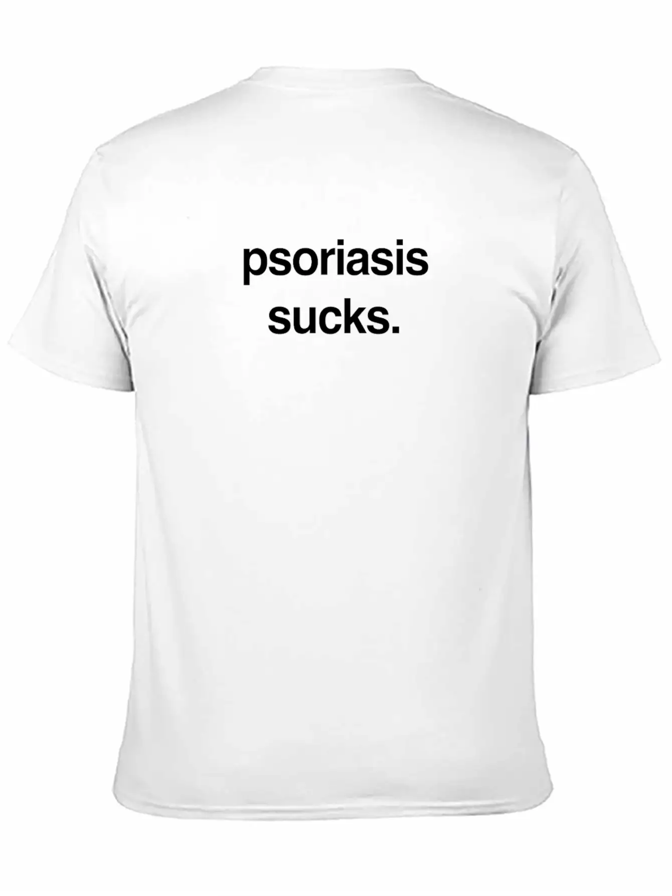 Sucks - Skin Psoriasis Awareness Gift Breathable Soft Cotton T-Shirt – Timeless Casual Look