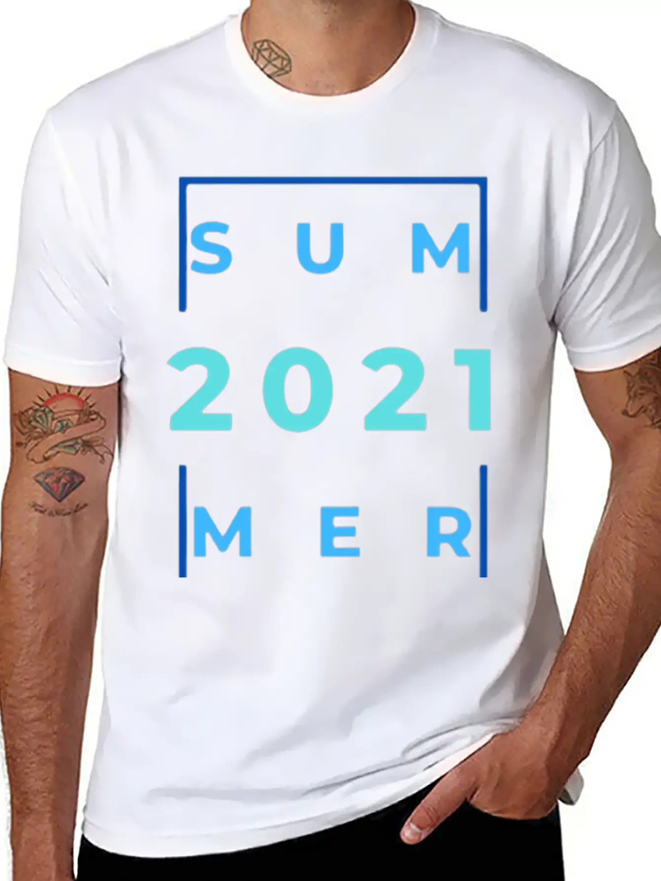 Summer 2021 Basic Graphic T-Shirt – Daily Comfort In Soft Cotton