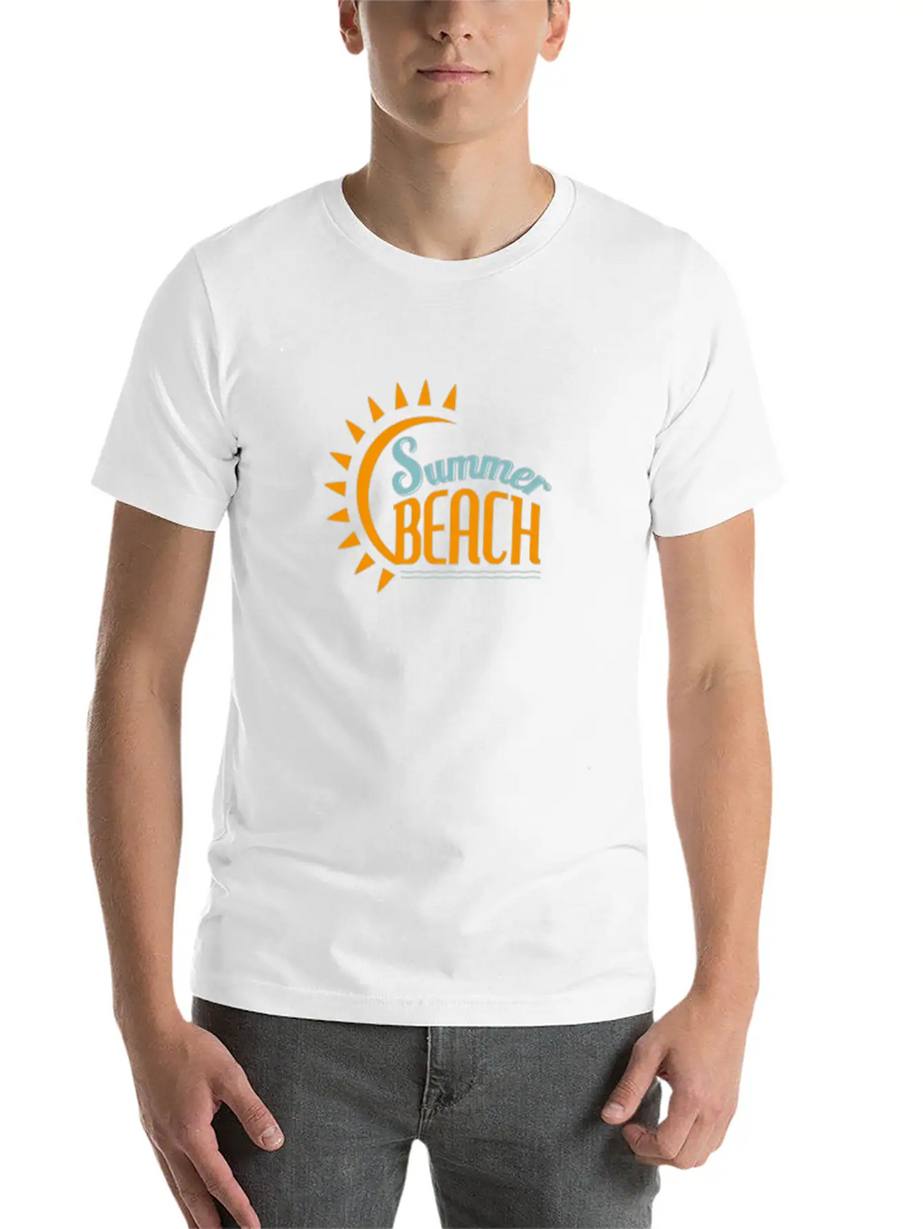 Summer Beach Basic Graphic T-Shirt – Daily Comfort In Soft Cotton