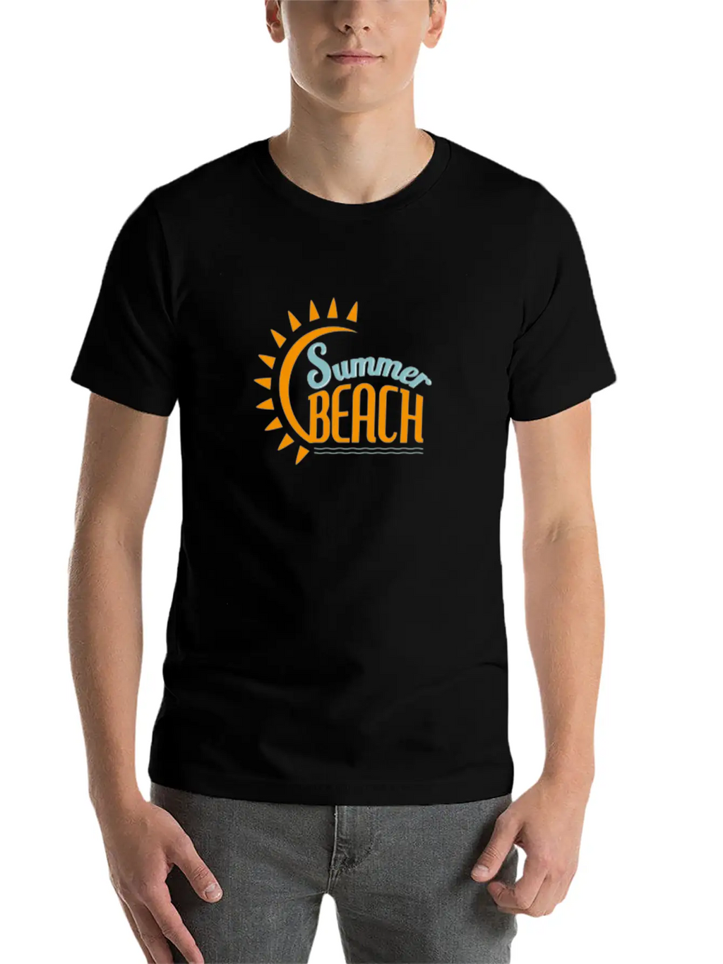 Summer Beach Basic Graphic T-Shirt – Daily Comfort In Soft Cotton