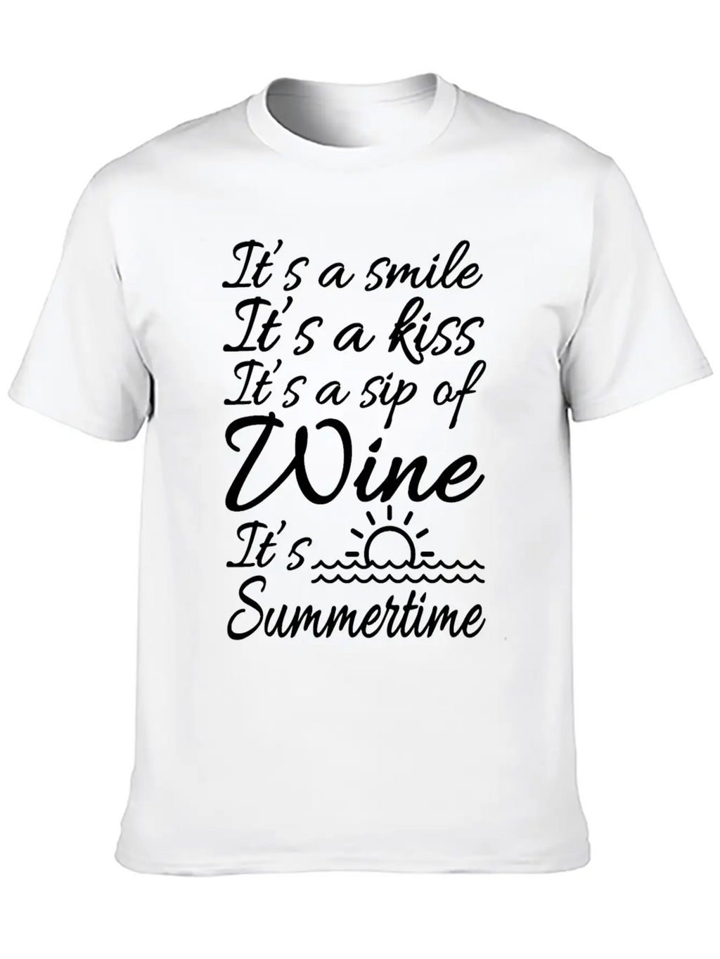 Summer Breathable Graphic T-Shirt – Perfect For Casual Days