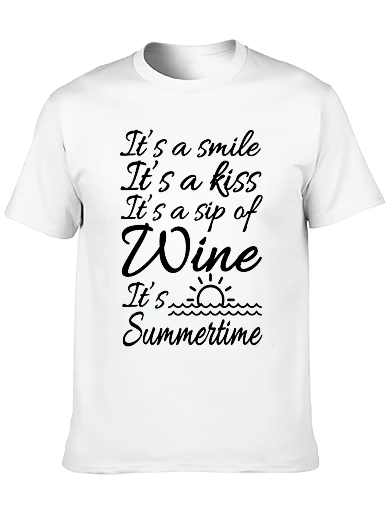 Summer Breathable Graphic T-Shirt – Perfect For Casual Days
