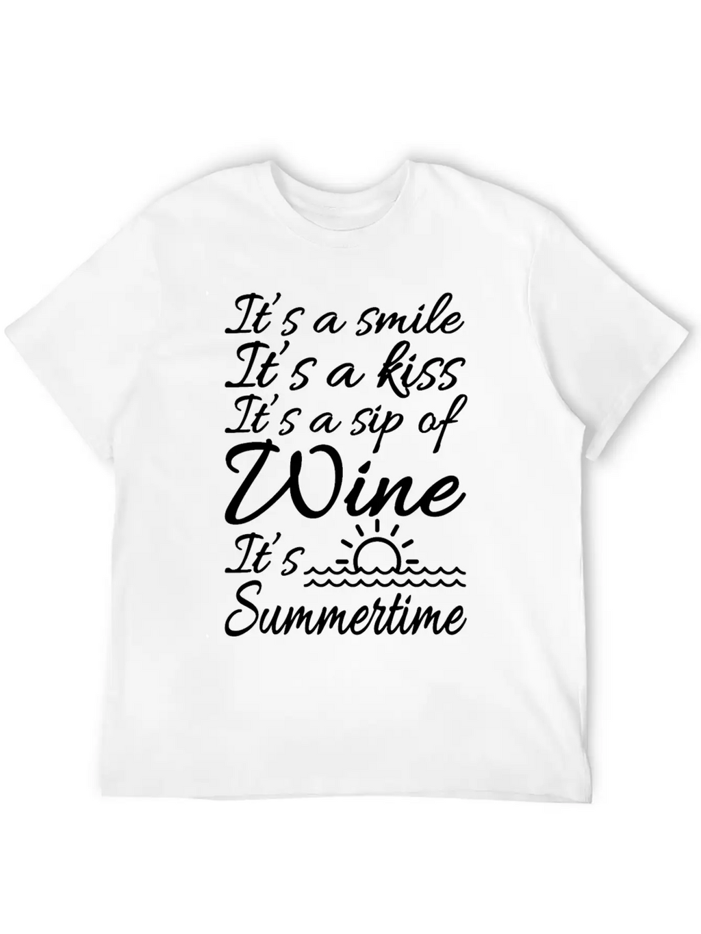 Summer Breathable Graphic T-Shirt – Perfect For Casual Days