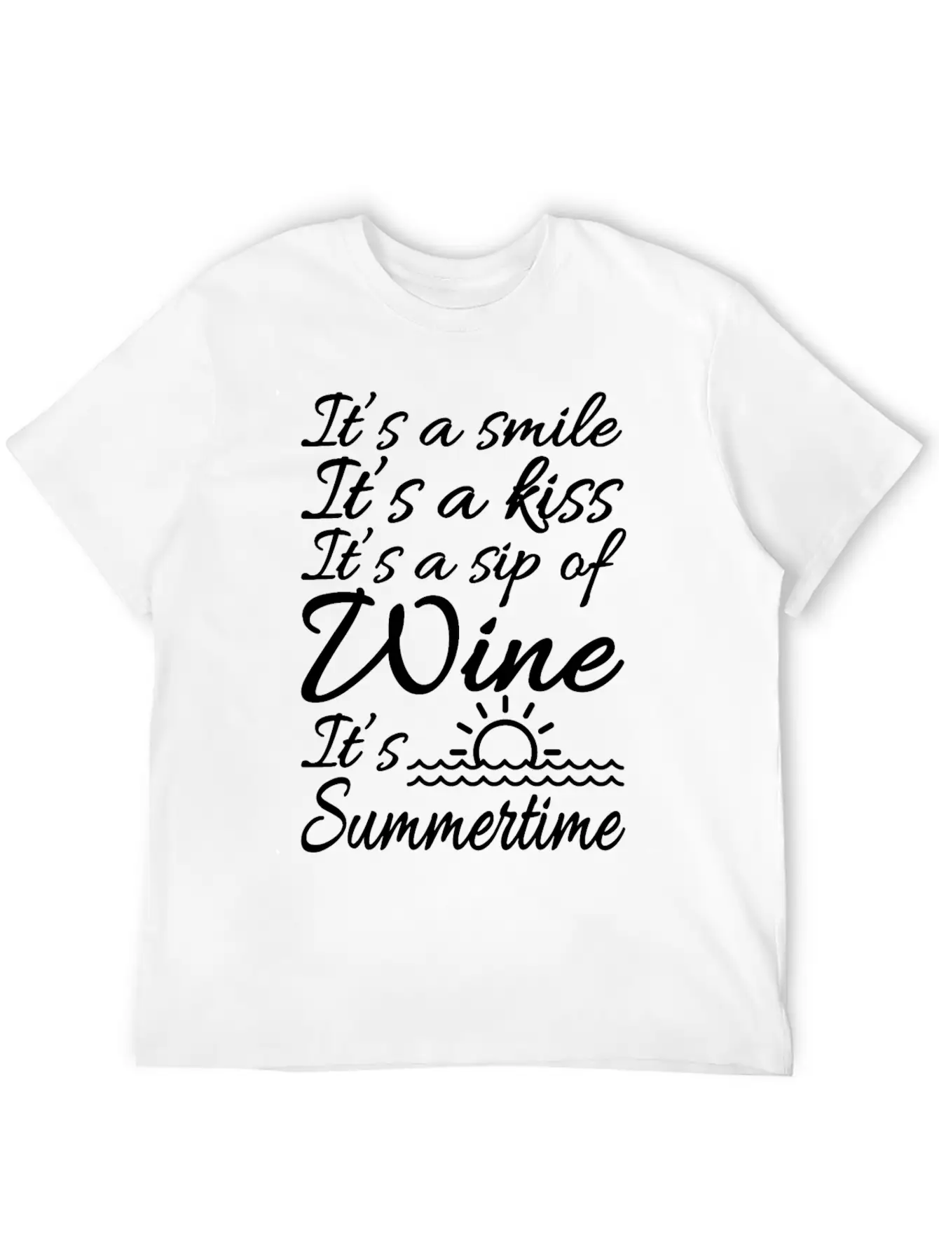 Summer Breathable Graphic T-Shirt – Perfect For Casual Days