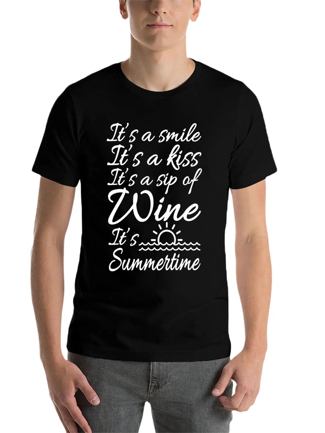 Summer Breathable Graphic T-Shirt – Perfect For Casual Days
